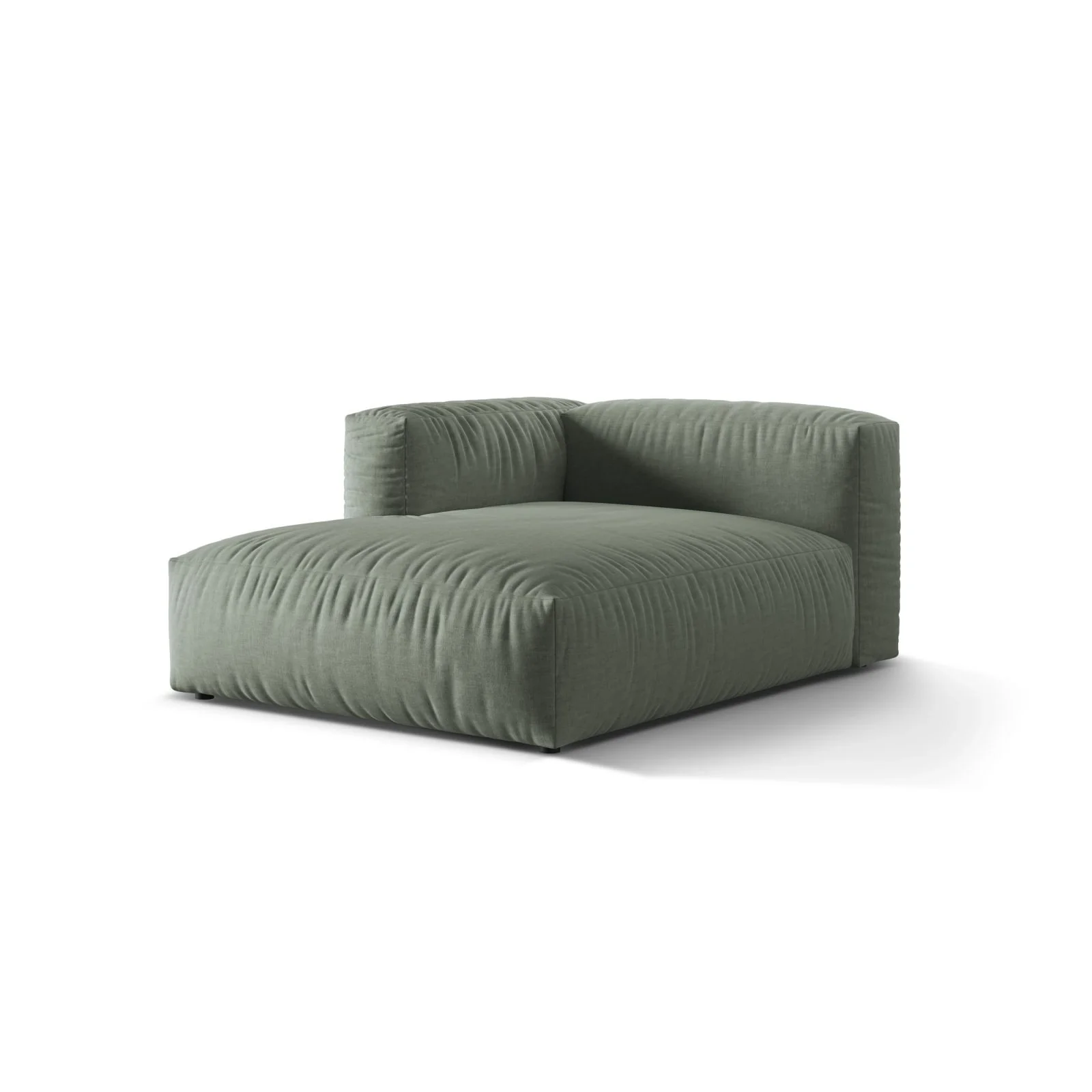 Martina Modulares Sofa Sitzelement, Linke Seite, aus Samt, Cord, Boucle oder Strukturstoff, 176x120 cm - Image 45