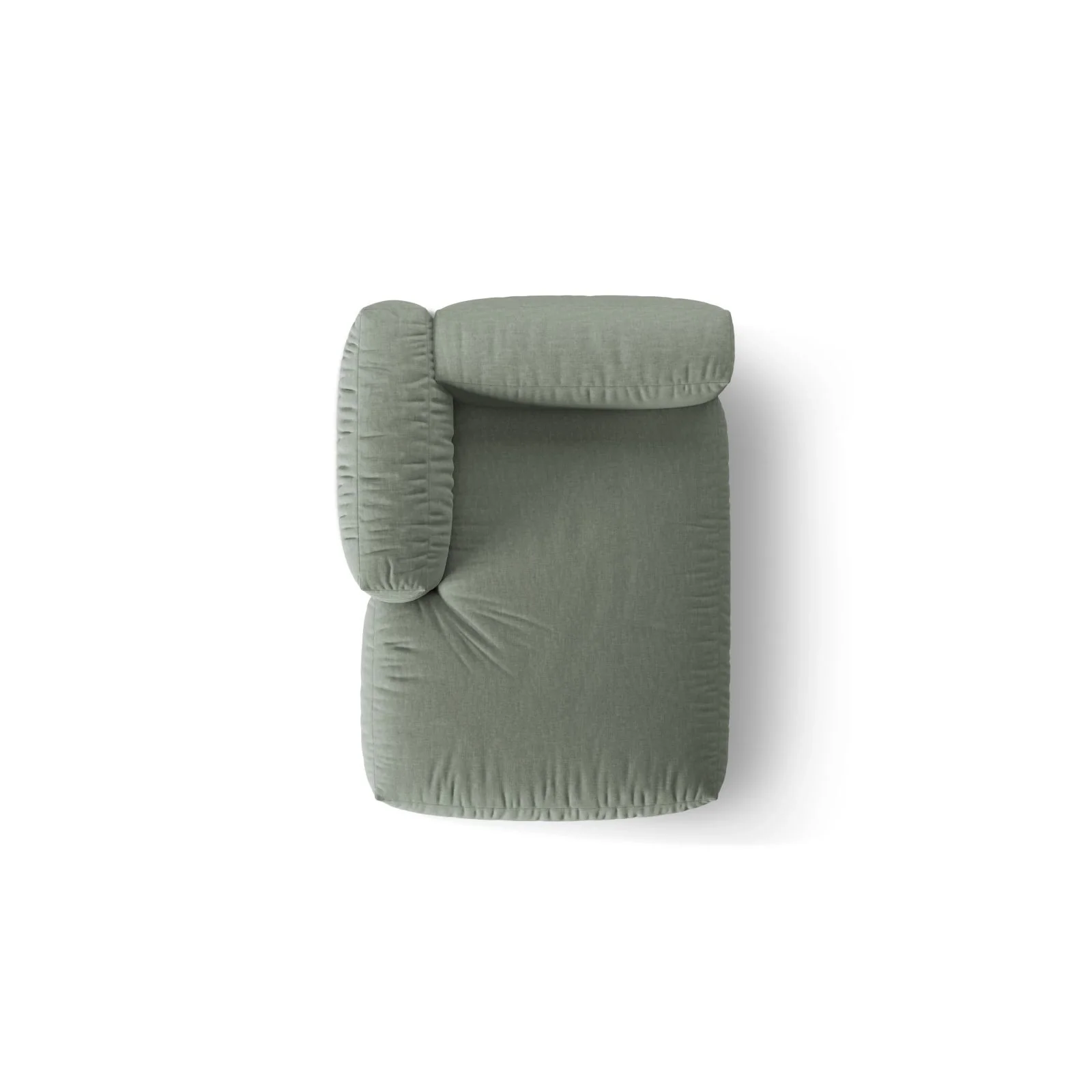 Martina Modulares Sofa Sitzelement, Linke Seite, aus Samt, Cord, Boucle oder Strukturstoff, 176x120 cm - Image 47