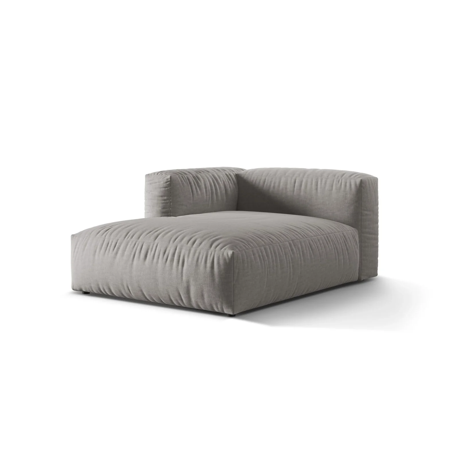 Martina Modulares Sofa Sitzelement, Linke Seite, aus Samt, Cord, Boucle oder Strukturstoff, 176x120 cm - Image 63