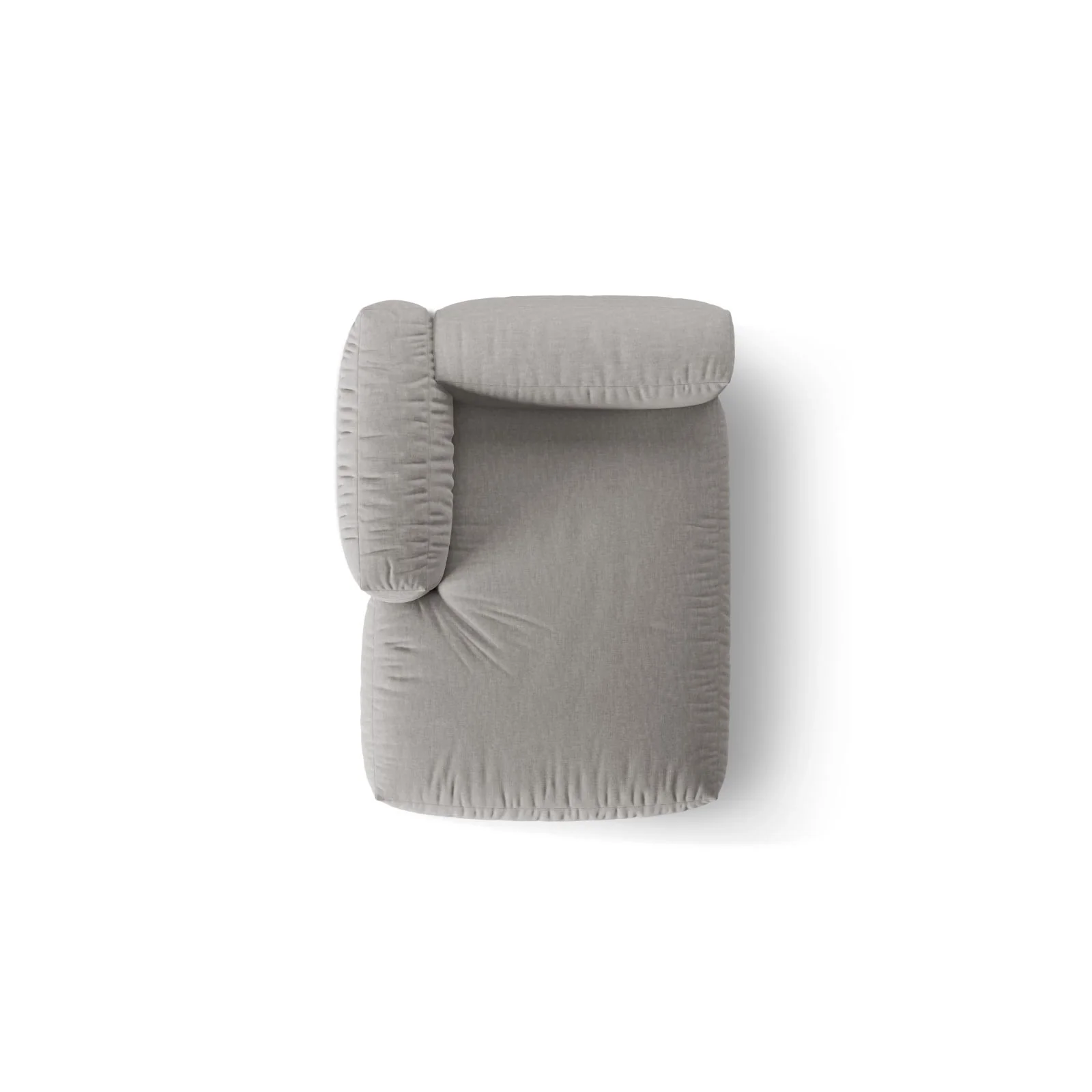Martina Modulares Sofa Sitzelement, Linke Seite, aus Samt, Cord, Boucle oder Strukturstoff, 176x120 cm - Image 65