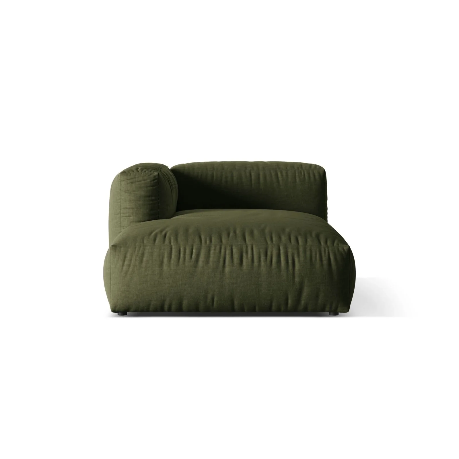 Martina Modulares Sofa Sitzelement, Linke Seite, aus Samt, Cord, Boucle oder Strukturstoff, 176x120 cm - Image 67