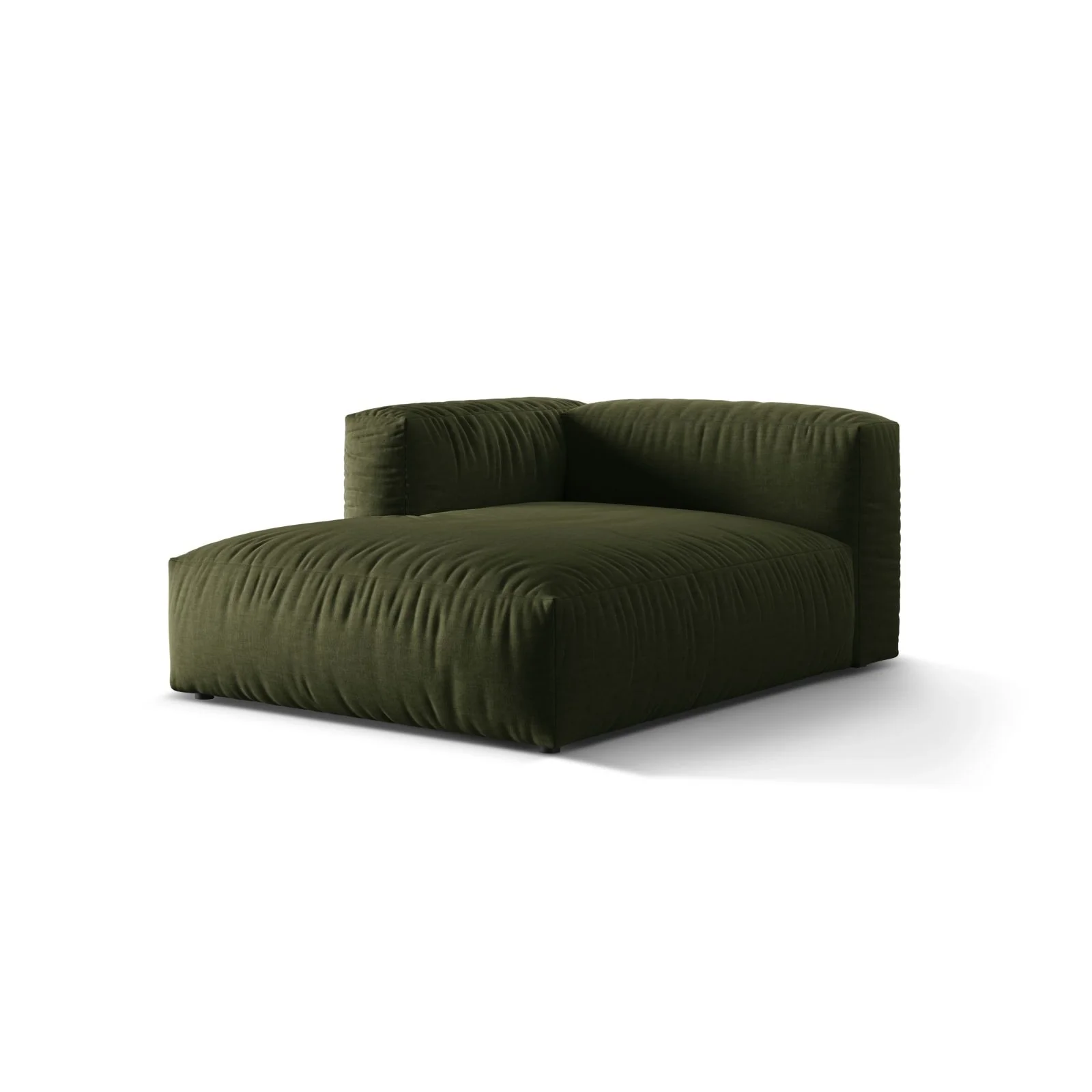 Martina Modulares Sofa Sitzelement, Linke Seite, aus Samt, Cord, Boucle oder Strukturstoff, 176x120 cm - Image 69