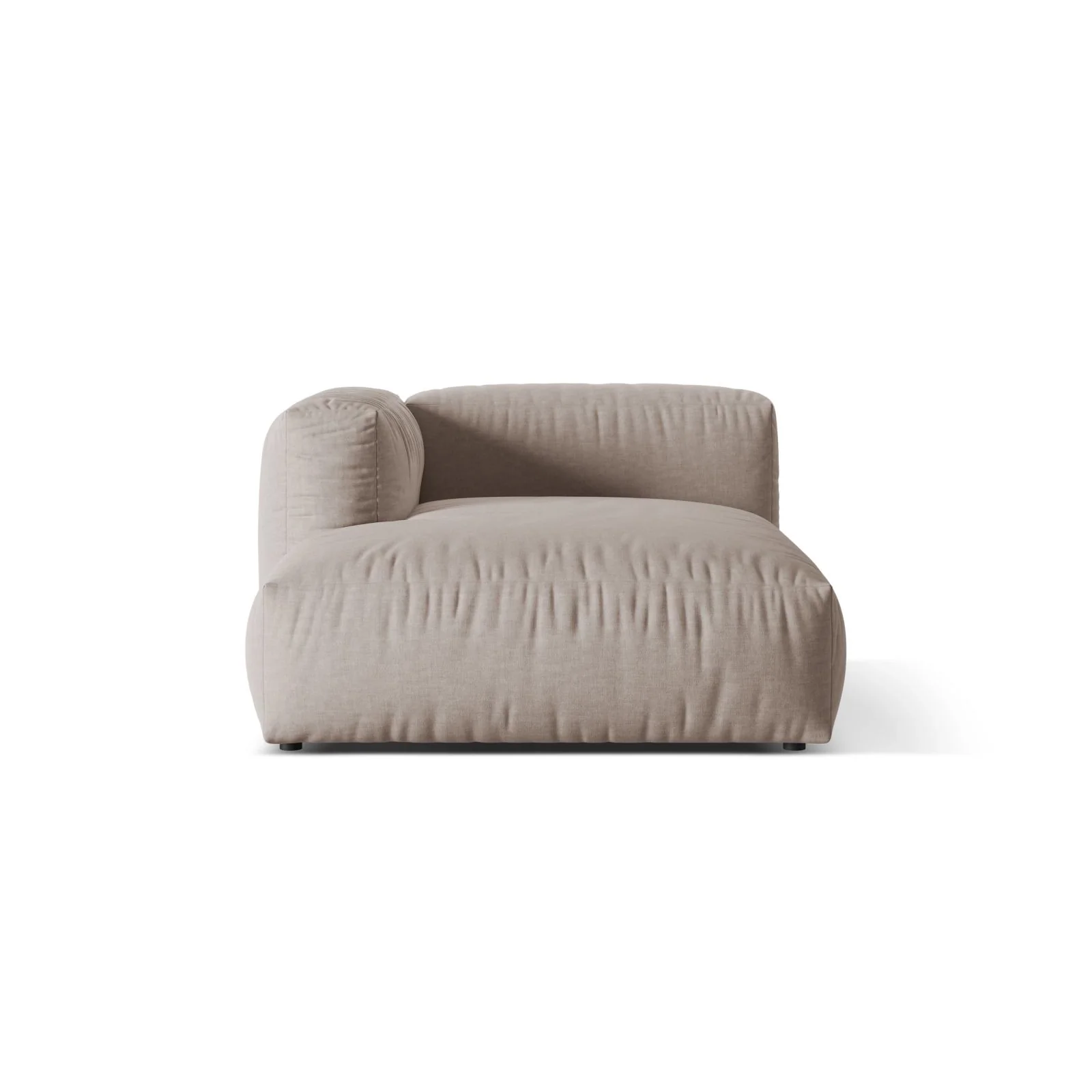 Martina Modulares Sofa Sitzelement, Linke Seite, aus Samt, Cord, Boucle oder Strukturstoff, 176x120 cm - Image 73