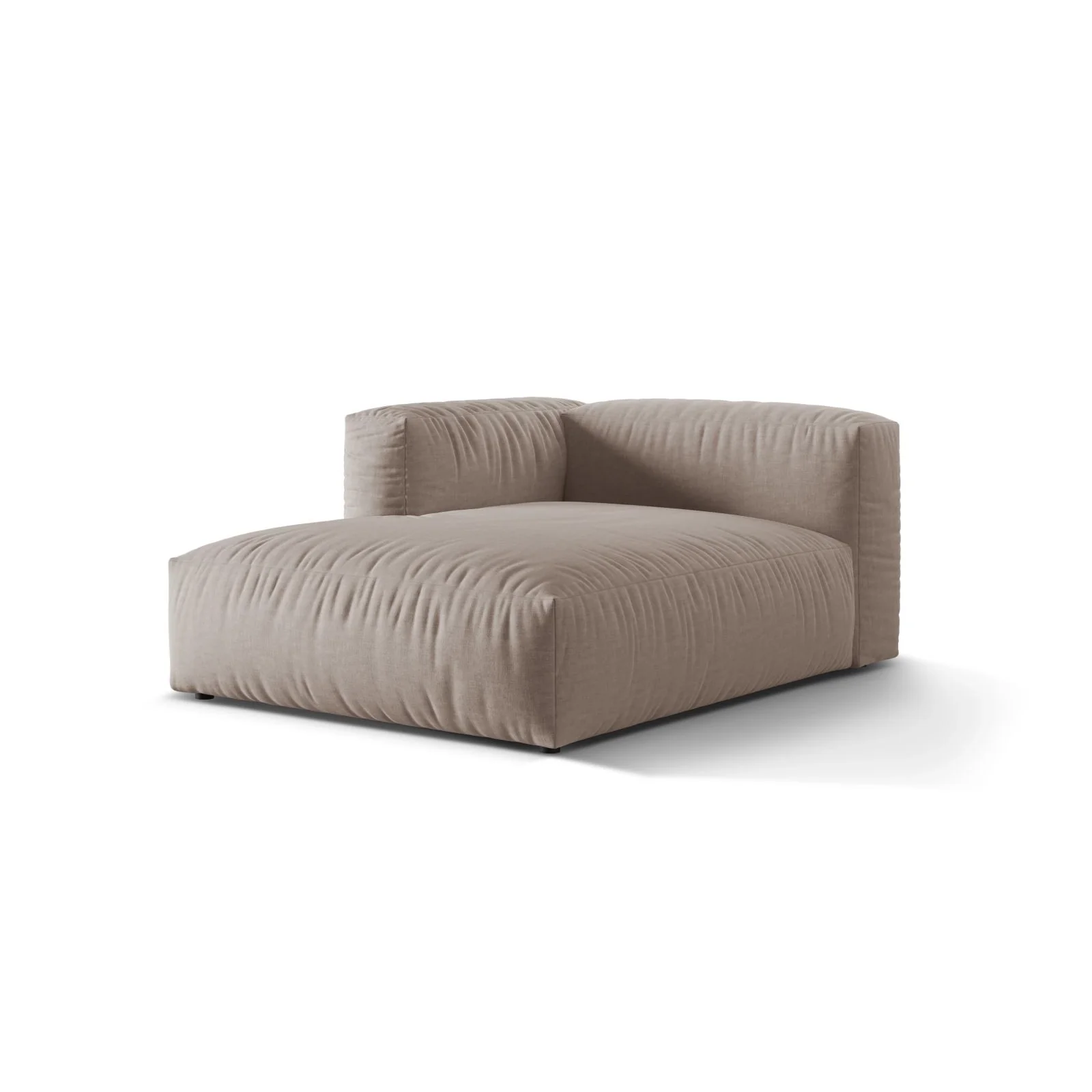 Martina Modulares Sofa Sitzelement, Linke Seite, aus Samt, Cord, Boucle oder Strukturstoff, 176x120 cm - Image 75