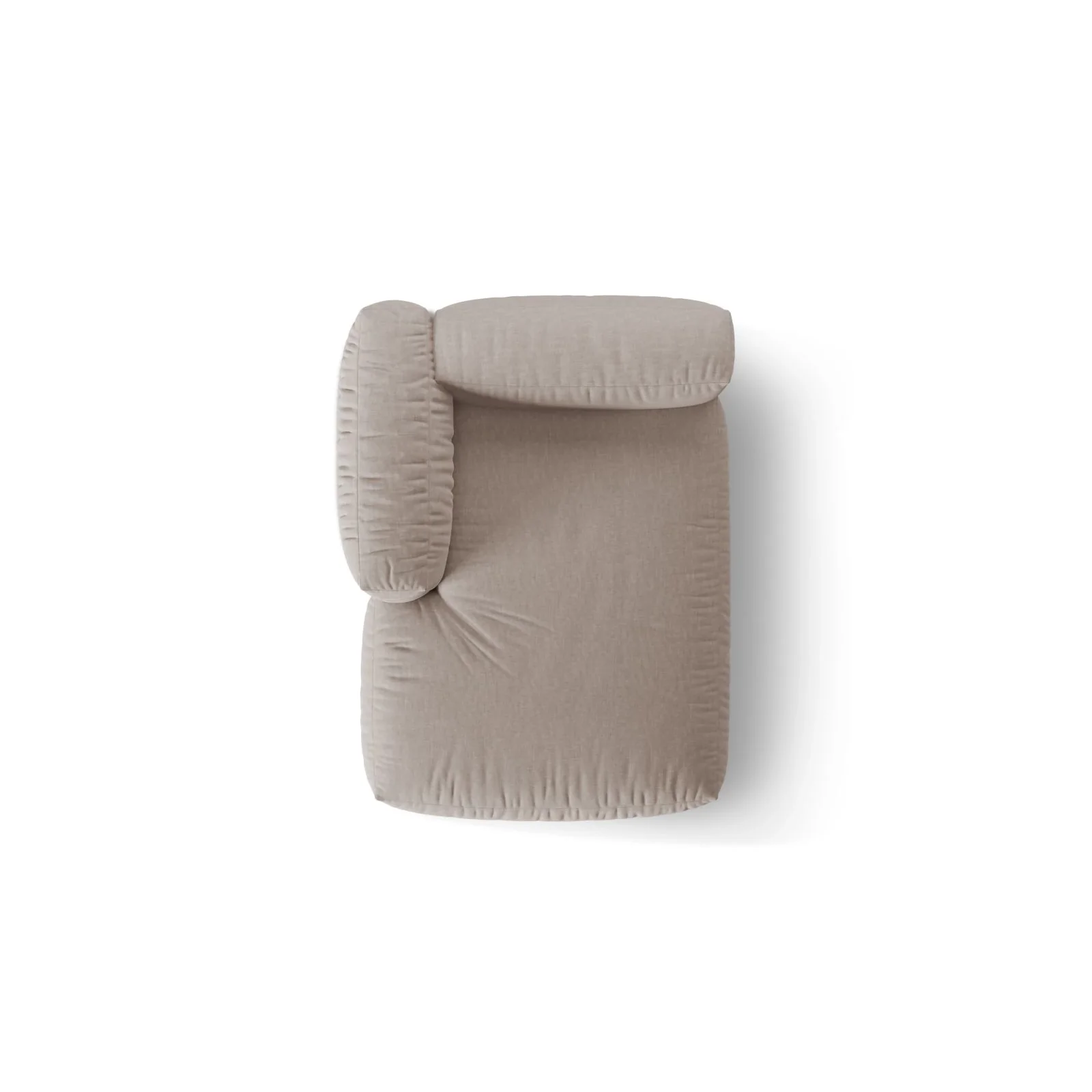 Martina Modulares Sofa Sitzelement, Linke Seite, aus Samt, Cord, Boucle oder Strukturstoff, 176x120 cm - Image 77