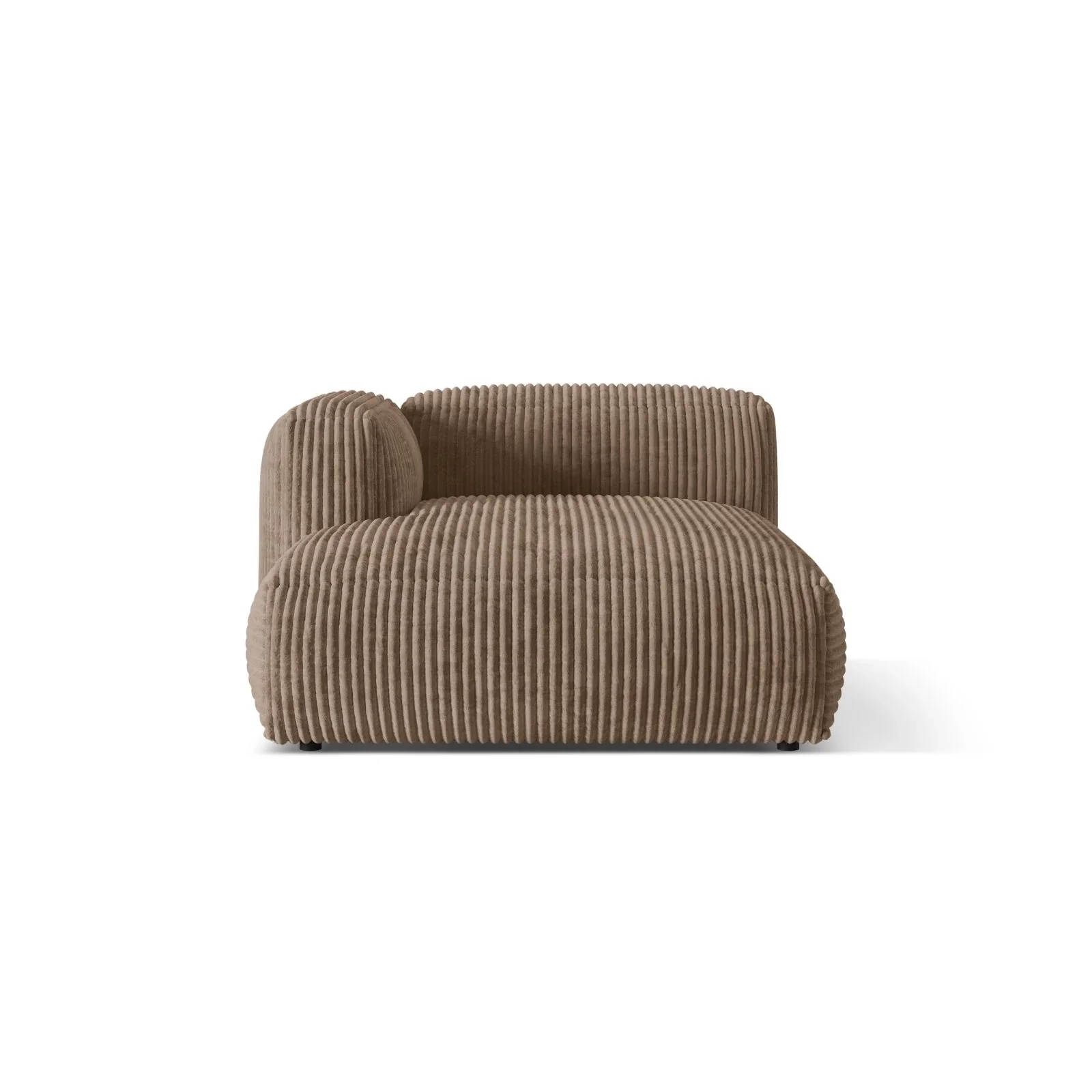 Martina Modulares Sofa Sitzelement, Linke Seite, aus Samt, Cord, Boucle oder Strukturstoff, 176x120 cm - Image 85