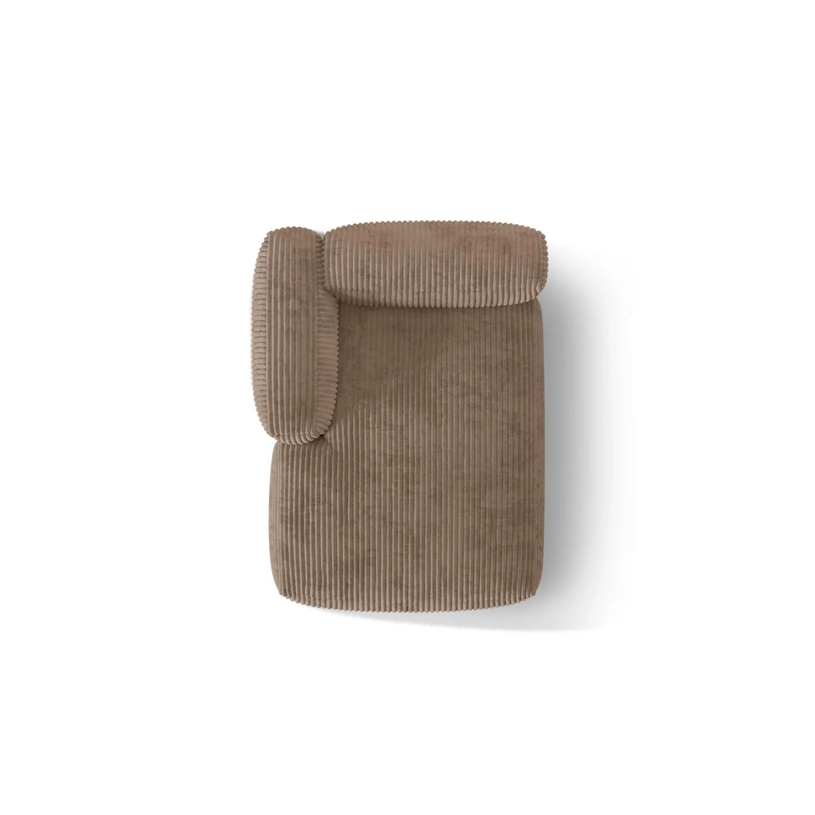 Martina Modulares Sofa Sitzelement, Linke Seite, aus Samt, Cord, Boucle oder Strukturstoff, 176x120 cm - Image 89