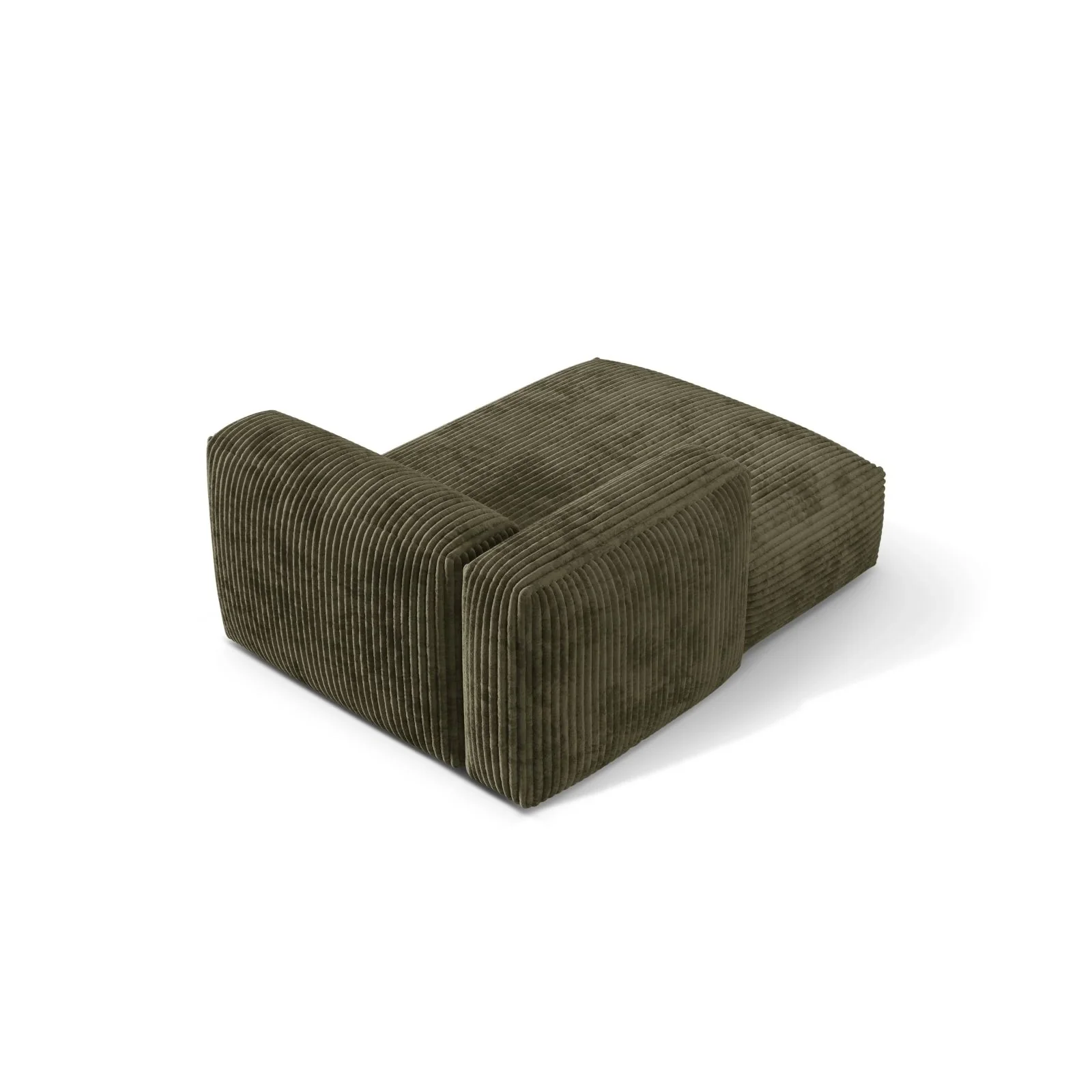 Martina Modulares Sofa Sitzelement, Linke Seite, aus Samt, Cord, Boucle oder Strukturstoff, 176x120 cm - Image 94