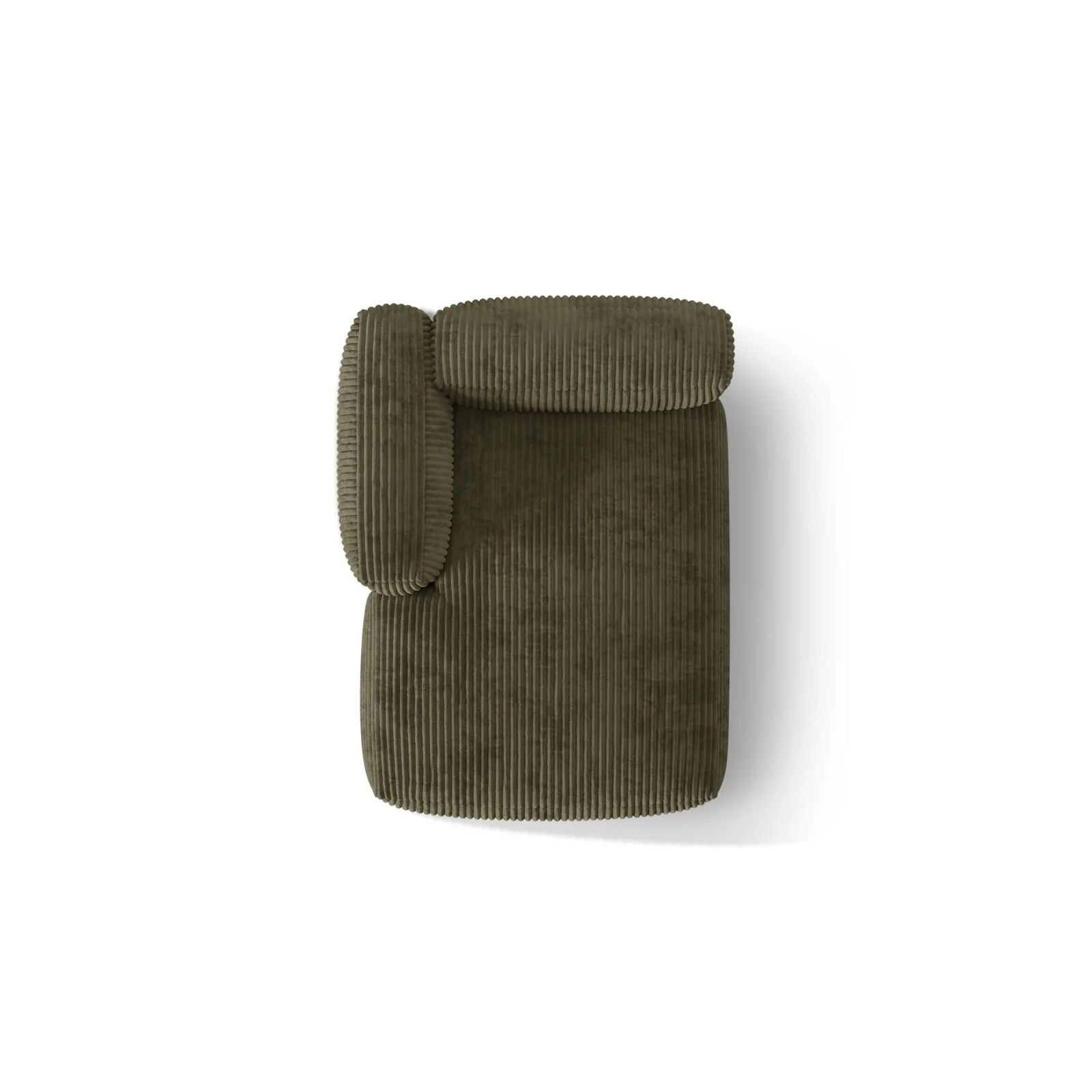 Martina Modulares Sofa Sitzelement, Linke Seite, aus Samt, Cord, Boucle oder Strukturstoff, 176x120 cm - Image 95