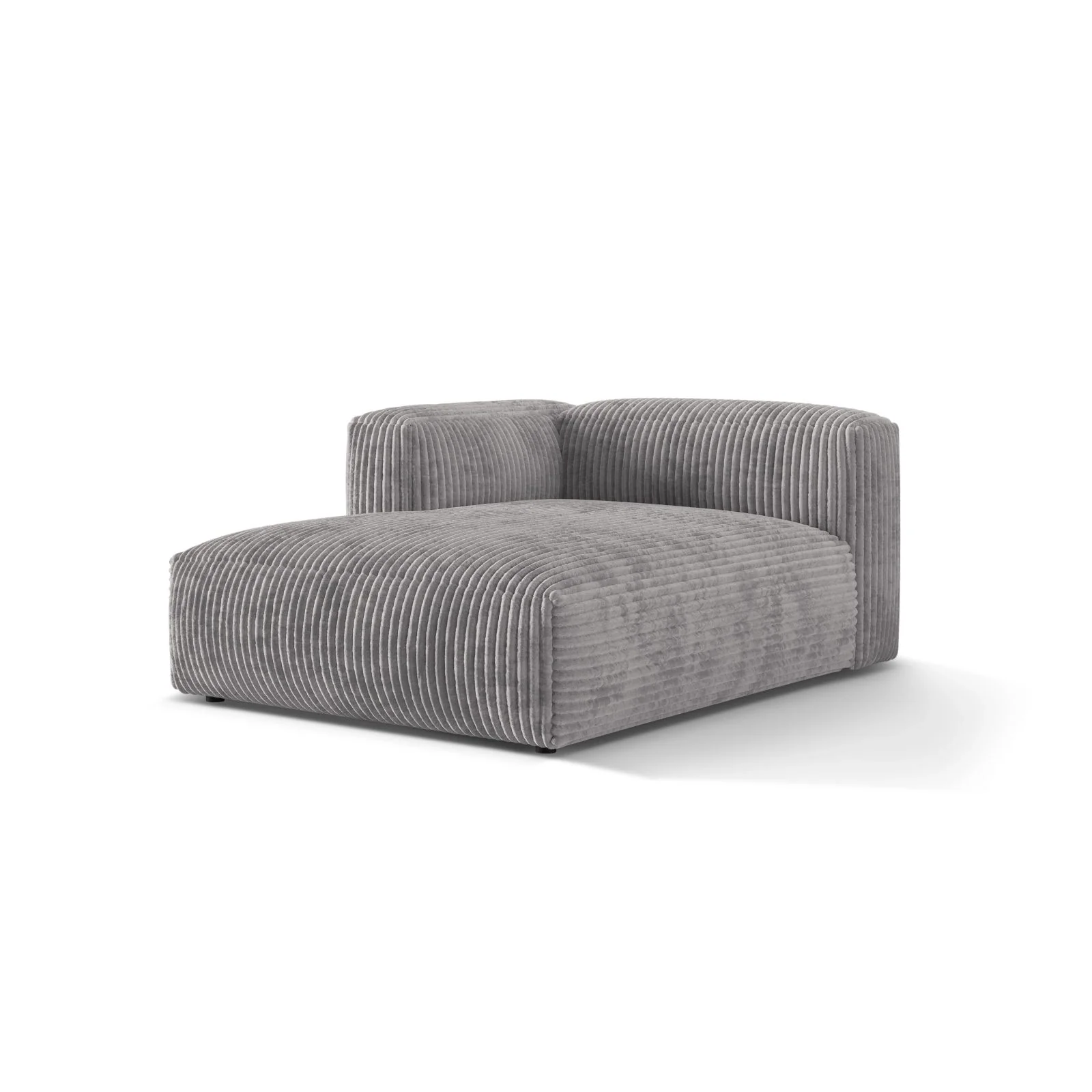 Martina Modulares Sofa Sitzelement, Linke Seite, aus Samt, Cord, Boucle oder Strukturstoff, 176x120 cm - Image 99