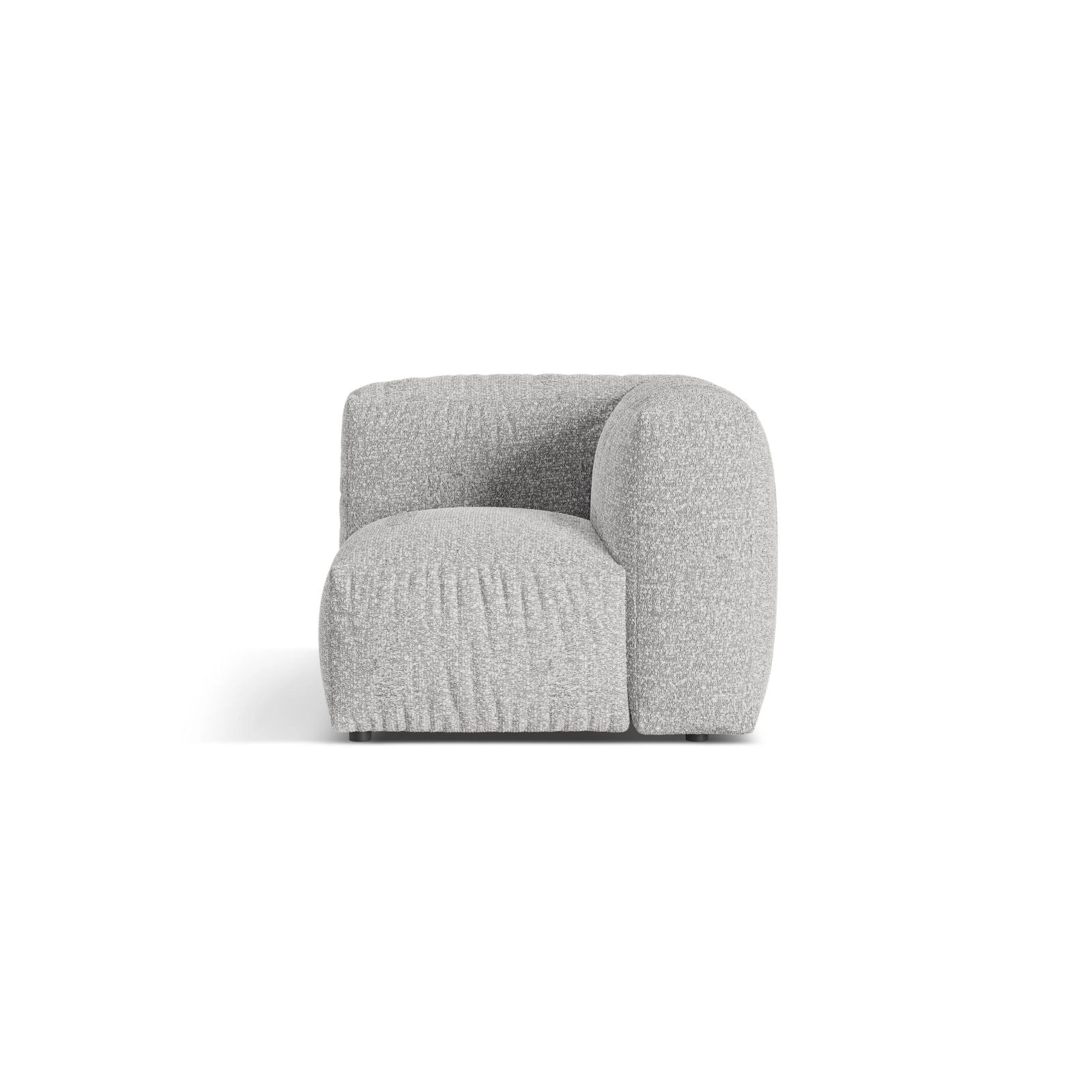 Martina Modulares Sofa Sitzelement, Linke Seite, Sitztiefe 76 cm, aus Samt, Cord, Boucle oder Strukturstoff, 106x106 cm - Image 115