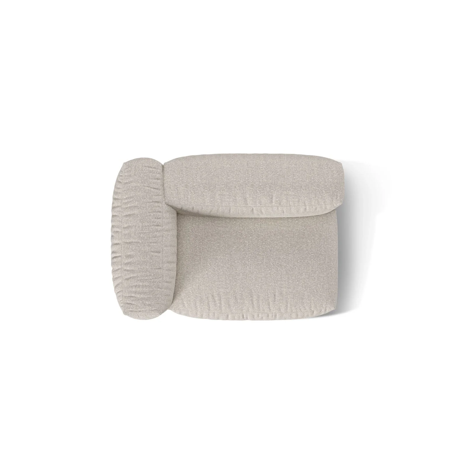 Martina Modulares Sofa Sitzelement, Linke Seite, Sitztiefe 76 cm, aus Samt, Cord, Boucle oder Strukturstoff, 120x106 cm - Image 137