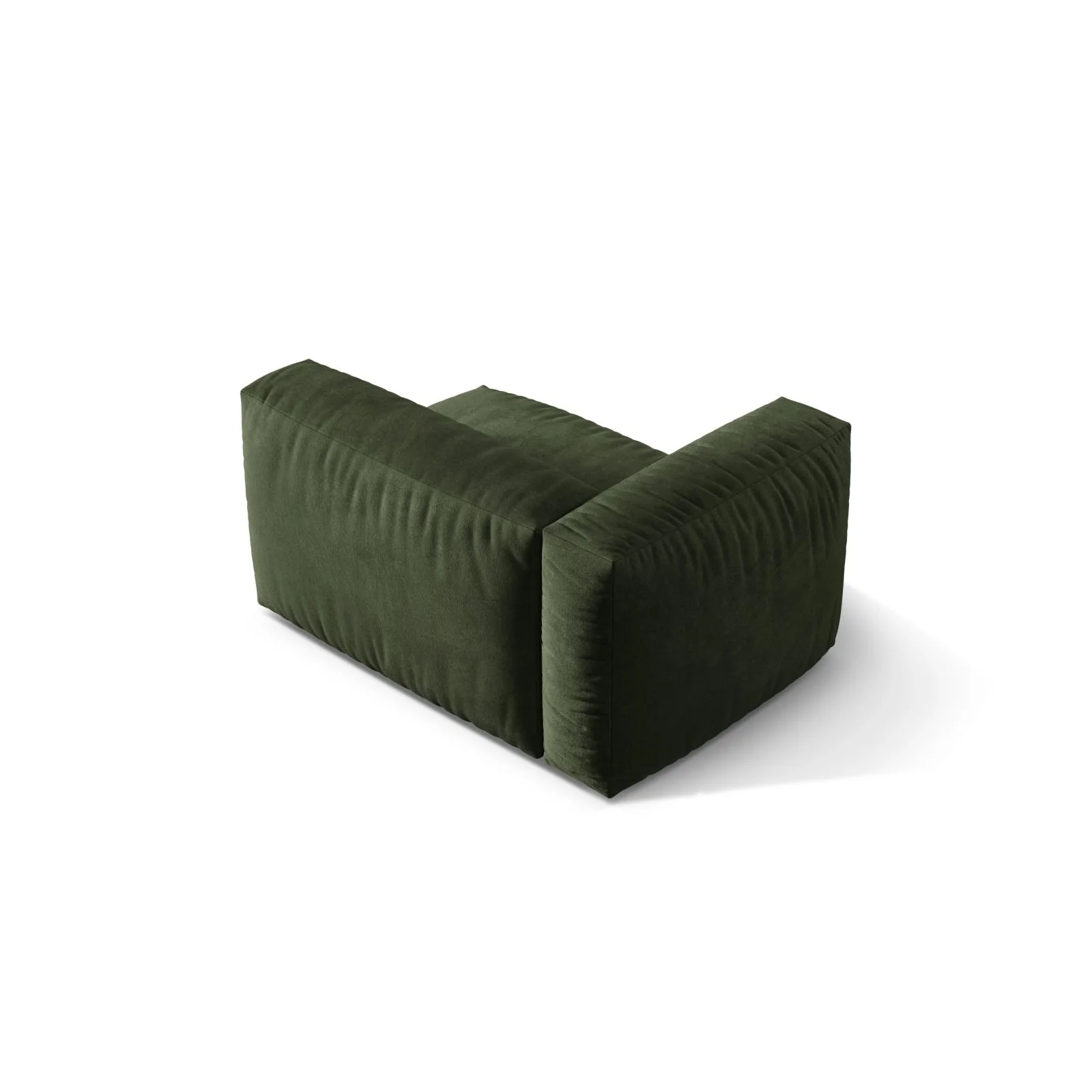 Martina Modulares Sofa Sitzelement, Linke Seite, Sitztiefe 76 cm, aus Samt, Cord, Boucle oder Strukturstoff, 120x106 cm - Image 16