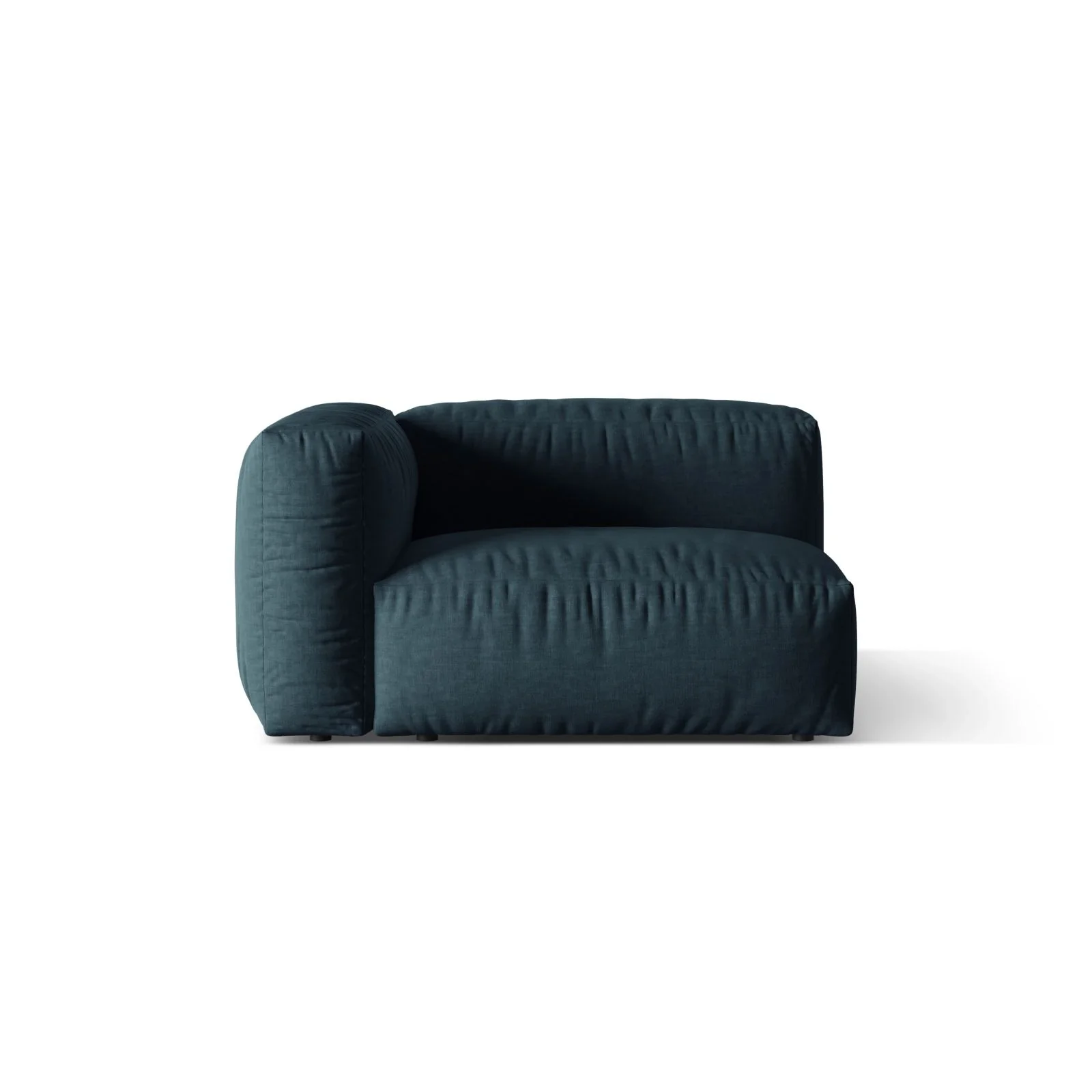 Martina Modulares Sofa Sitzelement, Linke Seite, Sitztiefe 76 cm, aus Samt, Cord, Boucle oder Strukturstoff, 120x106 cm - Image 49