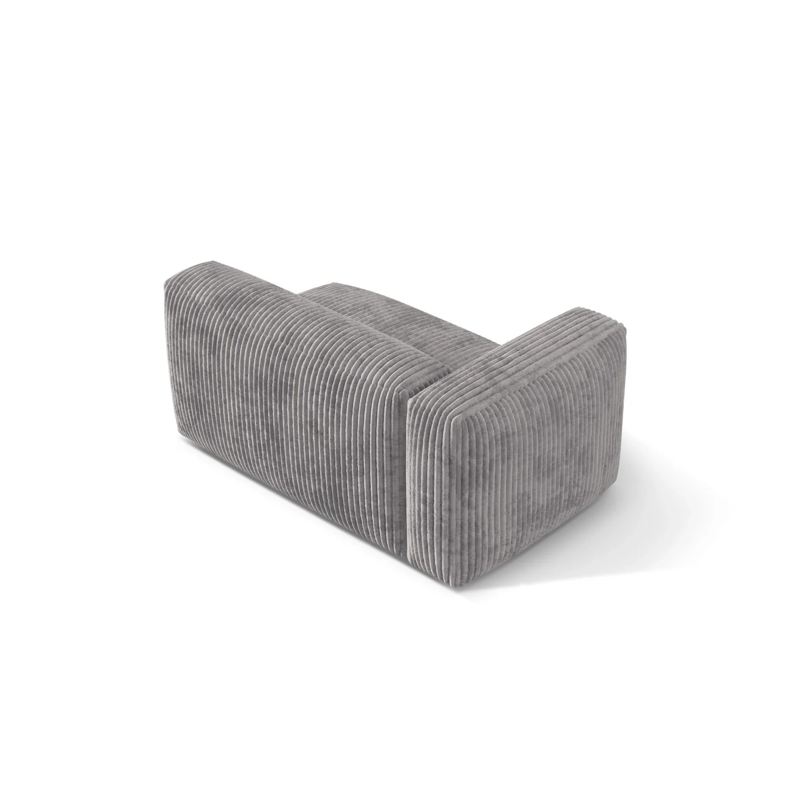 Martina Modulares Sofa Sitzelement, Linke Seite, Sitztiefe 76 cm, aus Samt, Cord, Boucle oder Strukturstoff, 160x106 cm - Image 100