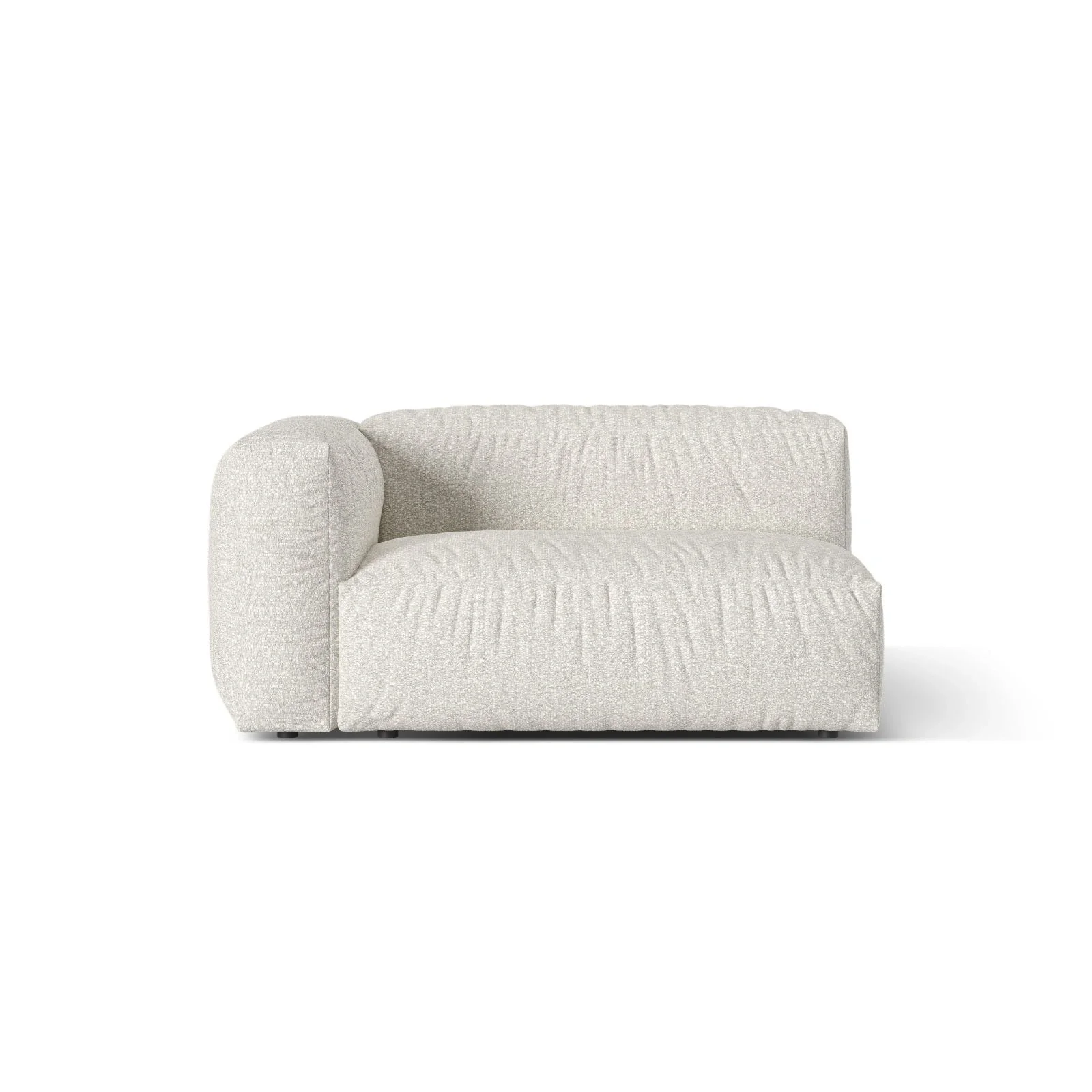 Martina Modulares Sofa Sitzelement, Linke Seite, Sitztiefe 76 cm, aus Samt, Cord, Boucle oder Strukturstoff, 160x106 cm - Image 109
