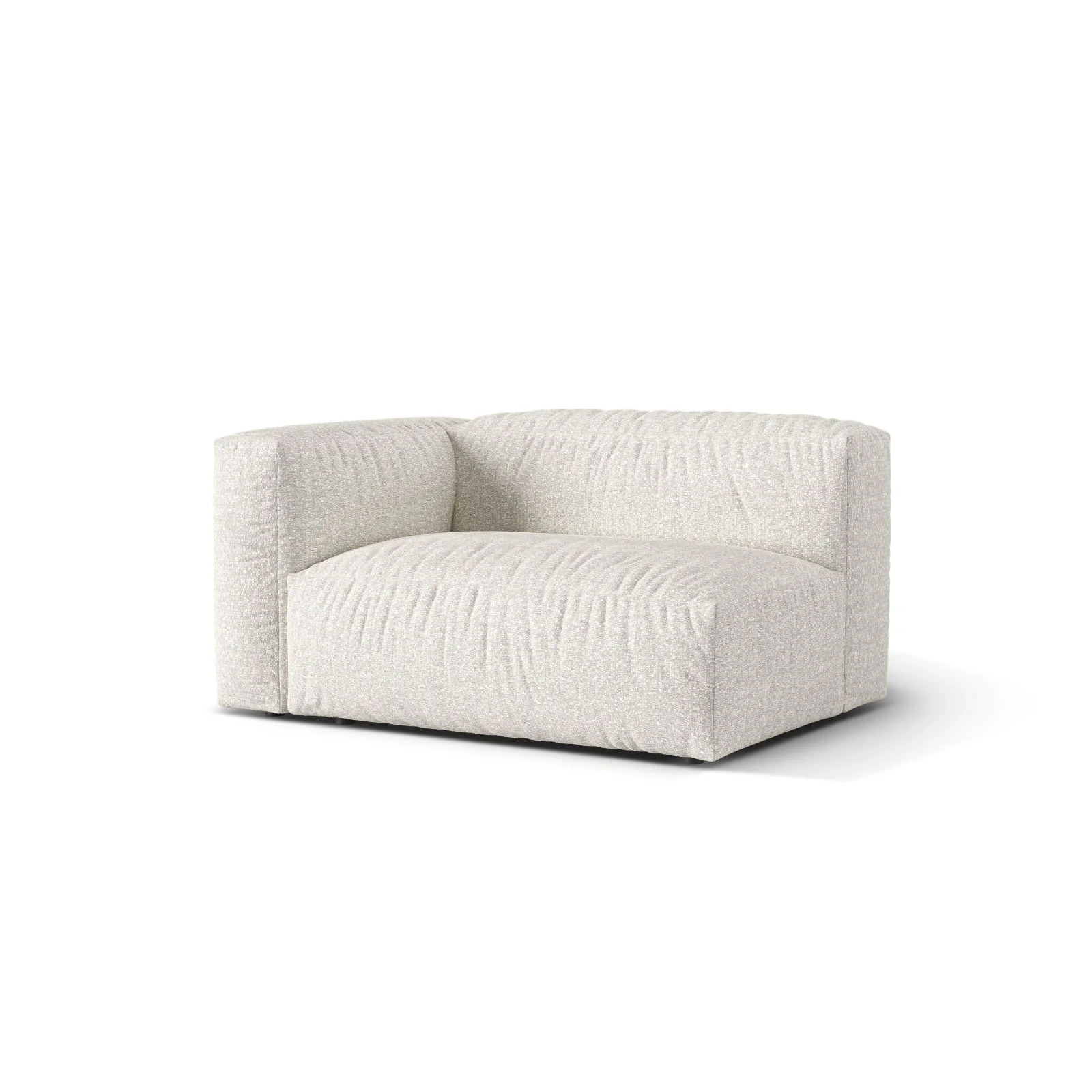 Martina Modulares Sofa Sitzelement, Linke Seite, Sitztiefe 76 cm, aus Samt, Cord, Boucle oder Strukturstoff, 160x106 cm - Image 111