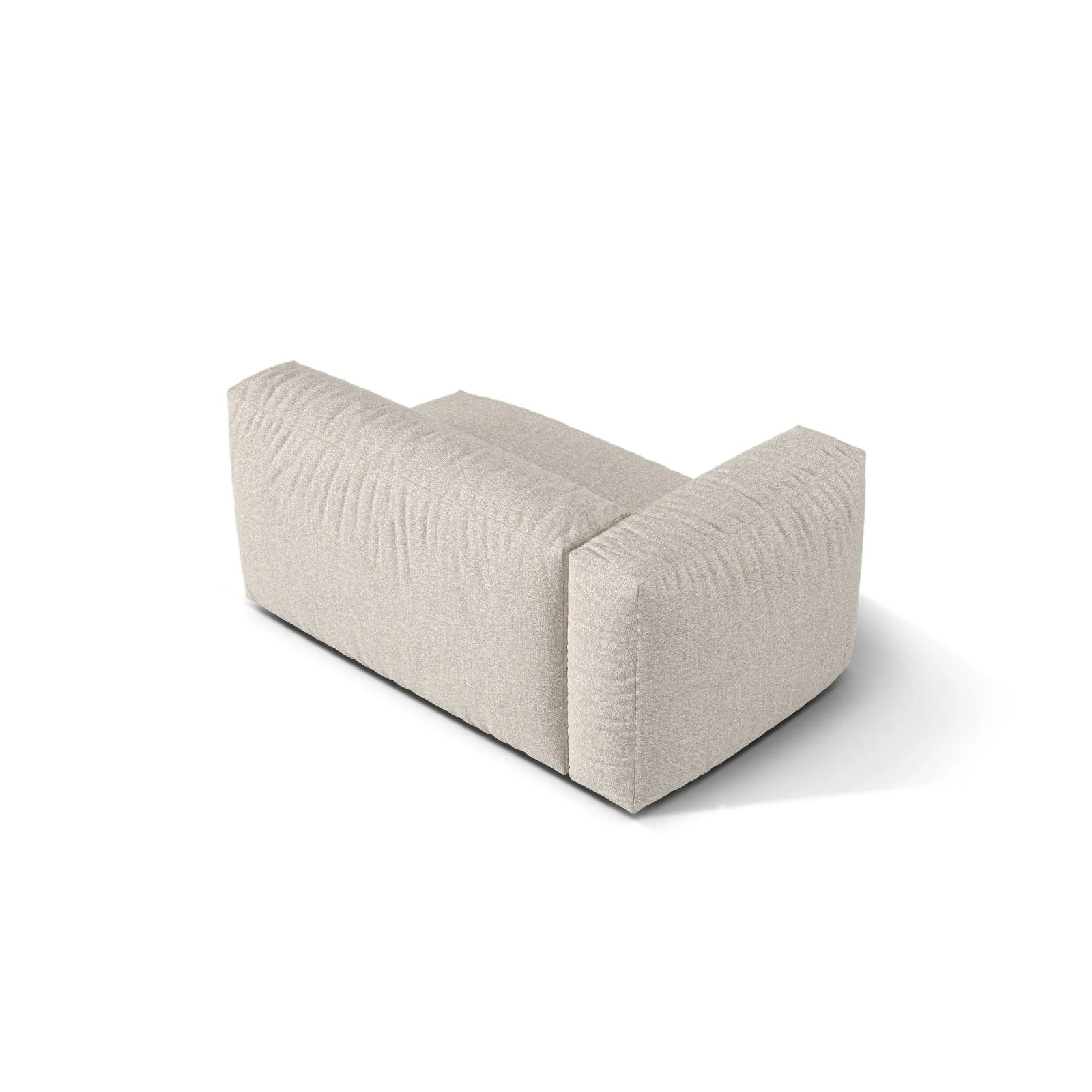 Martina Modulares Sofa Sitzelement, Linke Seite, Sitztiefe 76 cm, aus Samt, Cord, Boucle oder Strukturstoff, 160x106 cm - Image 136