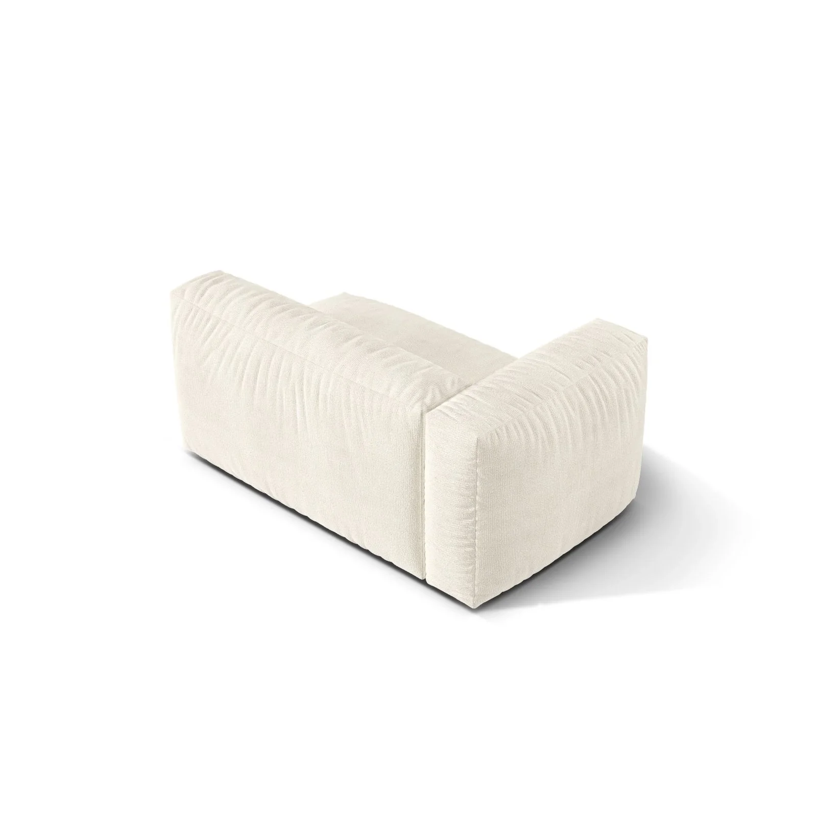 Martina Modulares Sofa Sitzelement, Linke Seite, Sitztiefe 76 cm, aus Samt, Cord, Boucle oder Strukturstoff, 160x106 cm - Image 142