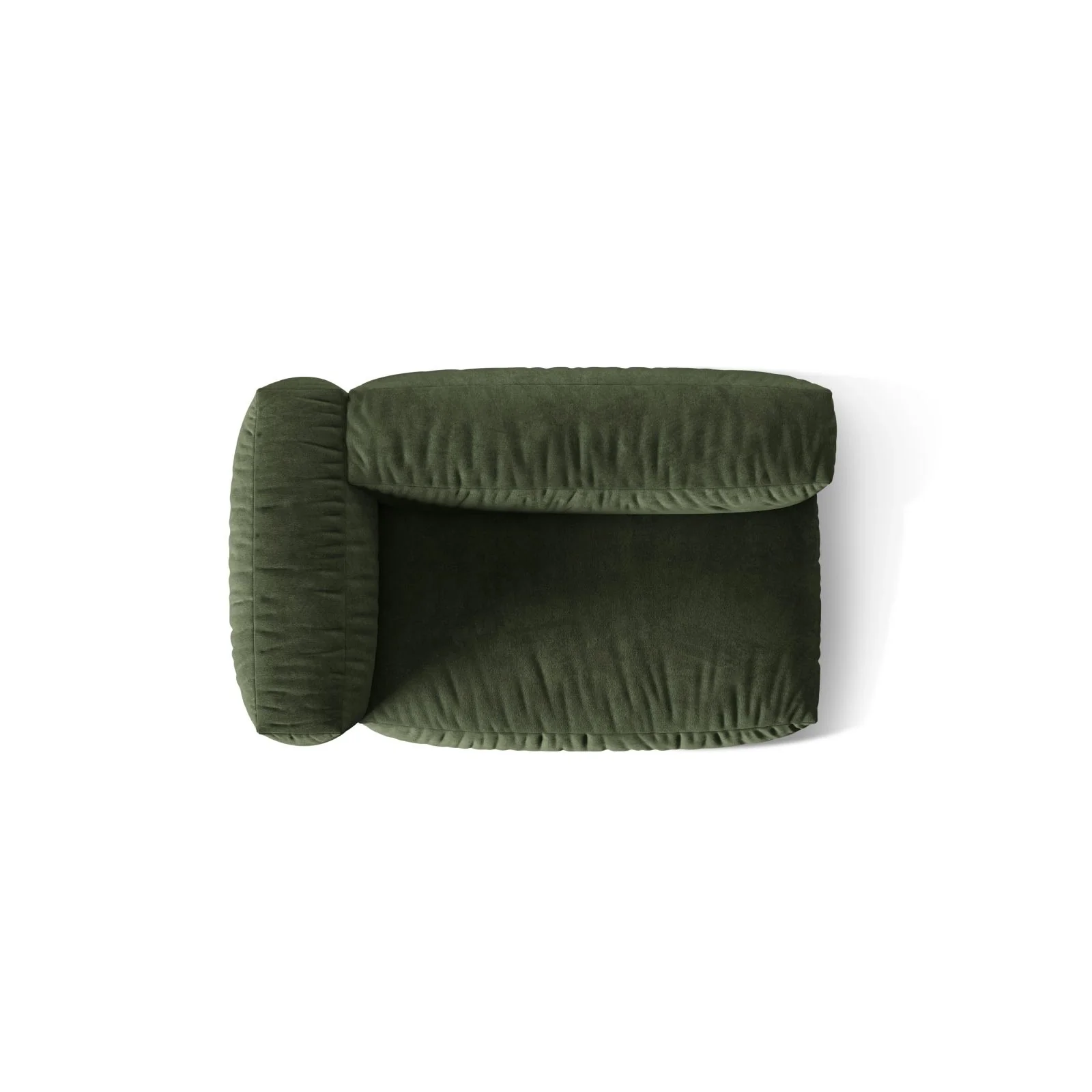 Martina Modulares Sofa Sitzelement, Linke Seite, Sitztiefe 76 cm, aus Samt, Cord, Boucle oder Strukturstoff, 160x106 cm - Image 17
