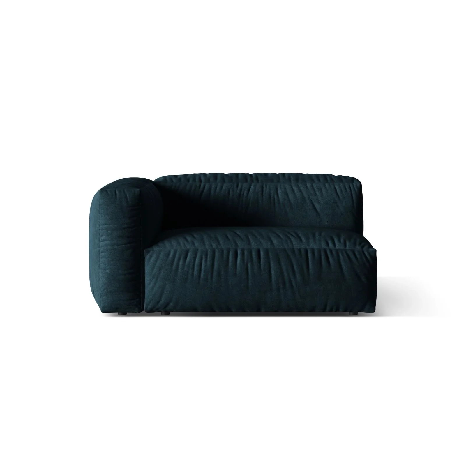 Martina Modulares Sofa Sitzelement, Linke Seite, Sitztiefe 76 cm, aus Samt, Cord, Boucle oder Strukturstoff, 160x106 cm - Image 25