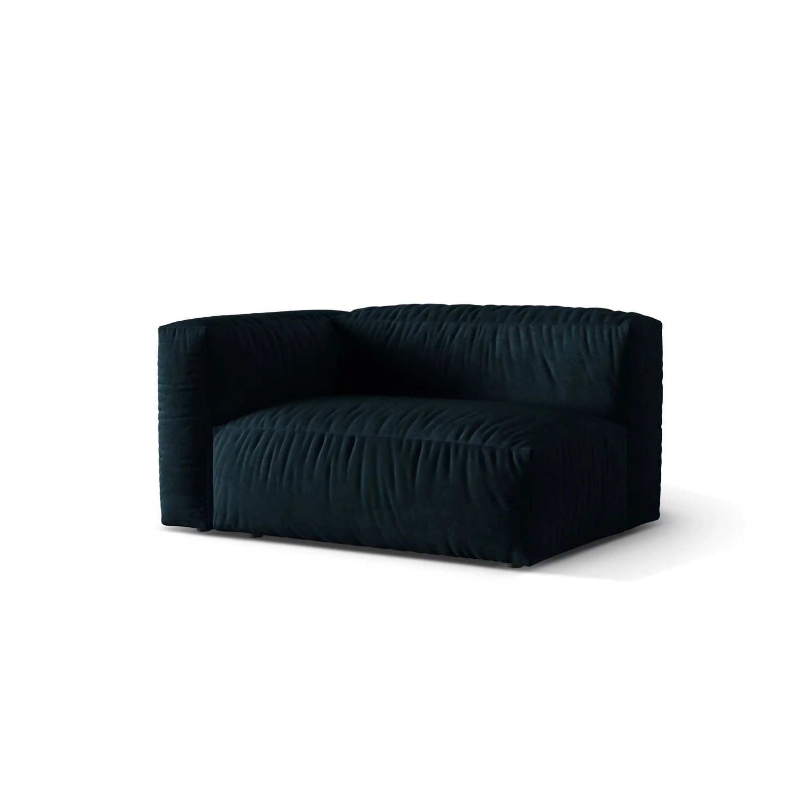 Martina Modulares Sofa Sitzelement, Linke Seite, Sitztiefe 76 cm, aus Samt, Cord, Boucle oder Strukturstoff, 160x106 cm - Image 27