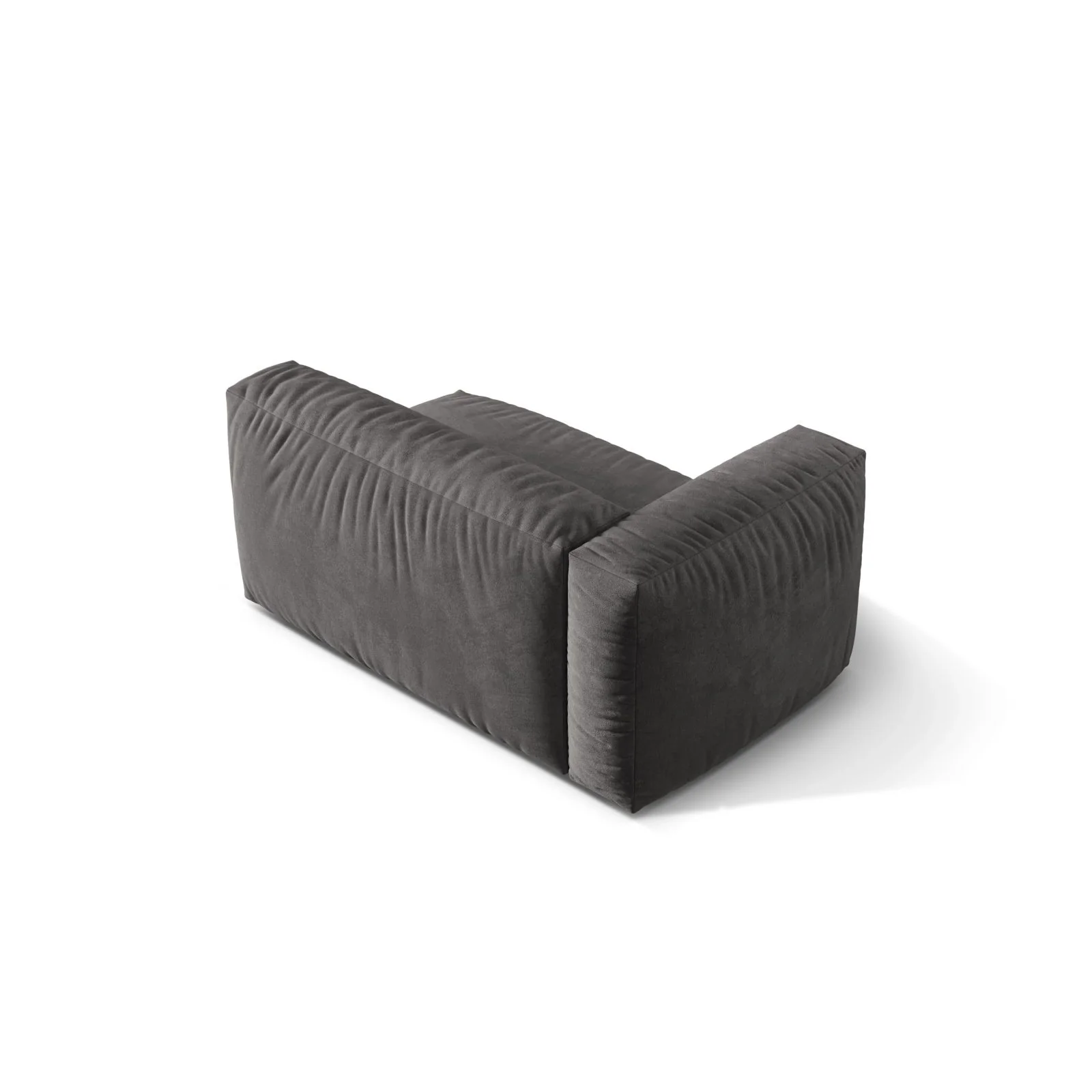 Martina Modulares Sofa Sitzelement, Linke Seite, Sitztiefe 76 cm, aus Samt, Cord, Boucle oder Strukturstoff, 160x106 cm - Image 34
