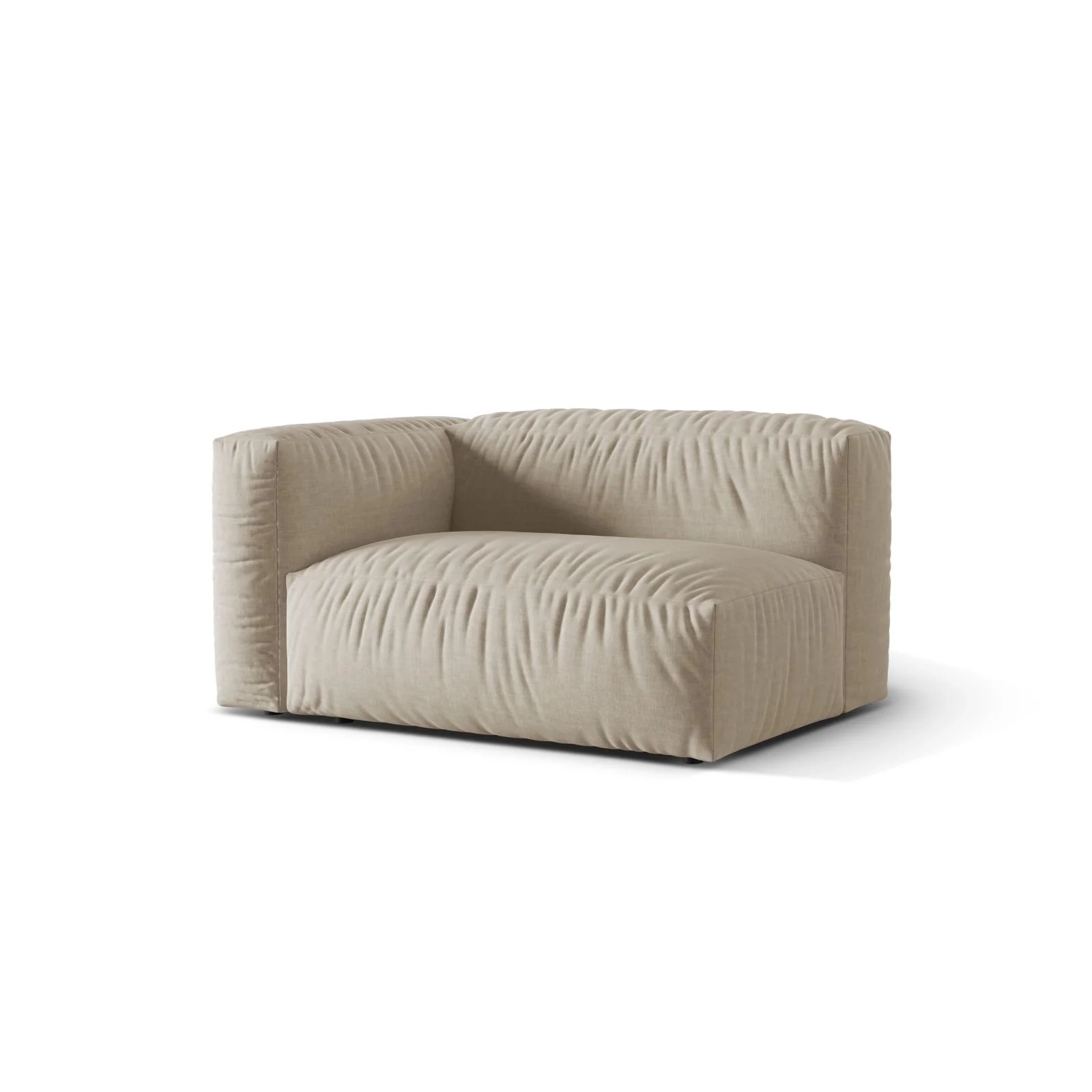 Martina Modulares Sofa Sitzelement, Linke Seite, Sitztiefe 76 cm, aus Samt, Cord, Boucle oder Strukturstoff, 160x106 cm - Image 39