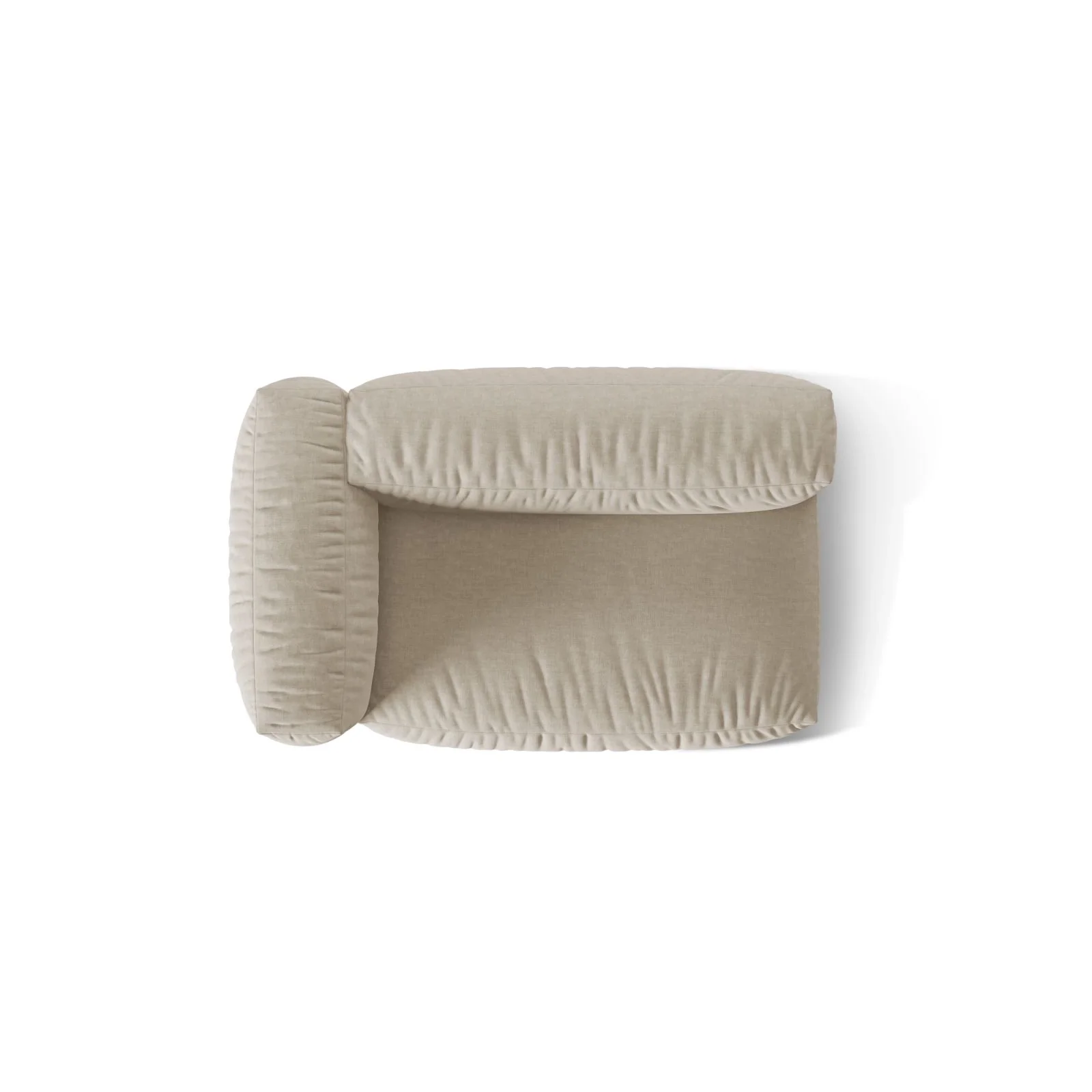 Martina Modulares Sofa Sitzelement, Linke Seite, Sitztiefe 76 cm, aus Samt, Cord, Boucle oder Strukturstoff, 160x106 cm - Image 41
