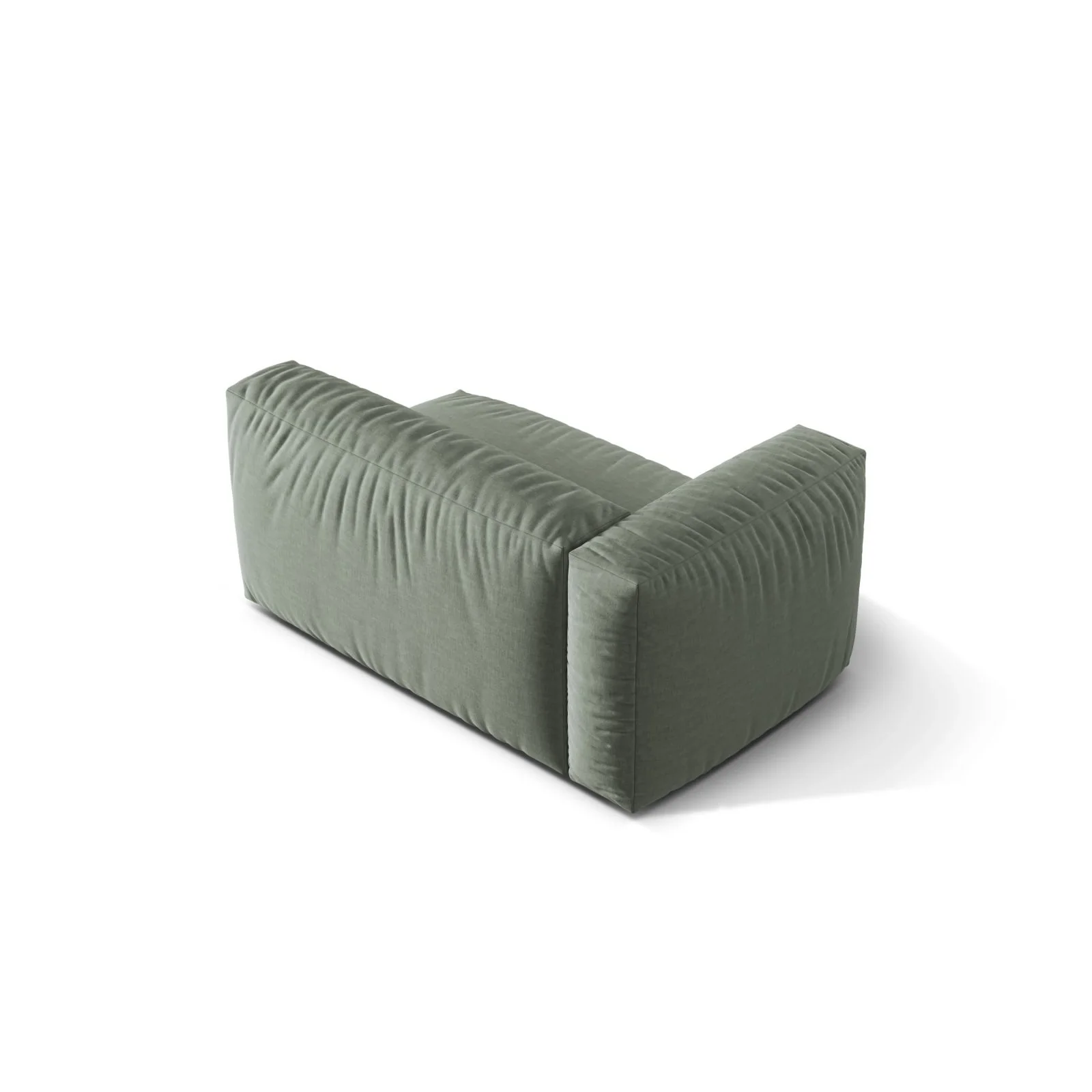 Martina Modulares Sofa Sitzelement, Linke Seite, Sitztiefe 76 cm, aus Samt, Cord, Boucle oder Strukturstoff, 160x106 cm - Image 46
