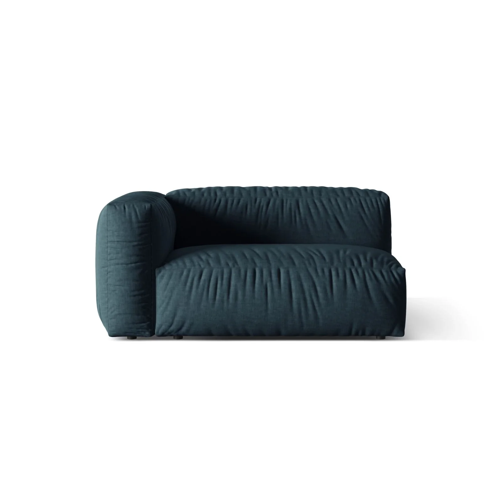 Martina Modulares Sofa Sitzelement, Linke Seite, Sitztiefe 76 cm, aus Samt, Cord, Boucle oder Strukturstoff, 160x106 cm - Image 49