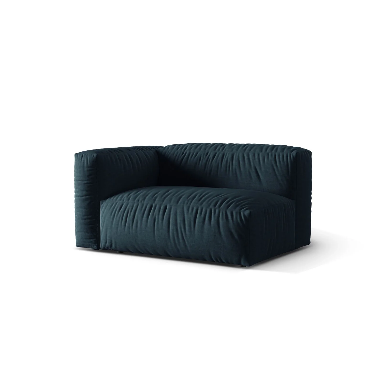 Martina Modulares Sofa Sitzelement, Linke Seite, Sitztiefe 76 cm, aus Samt, Cord, Boucle oder Strukturstoff, 160x106 cm - Image 51