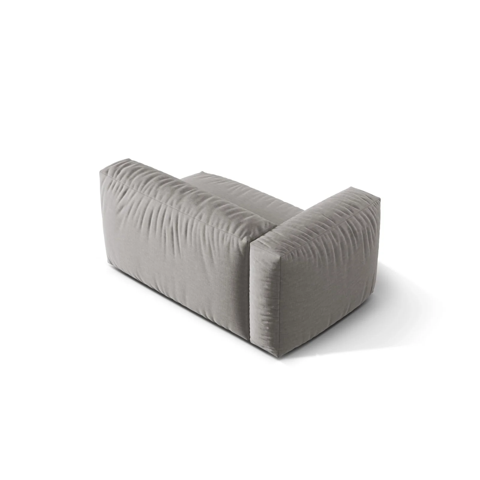 Martina Modulares Sofa Sitzelement, Linke Seite, Sitztiefe 76 cm, aus Samt, Cord, Boucle oder Strukturstoff, 160x106 cm - Image 64