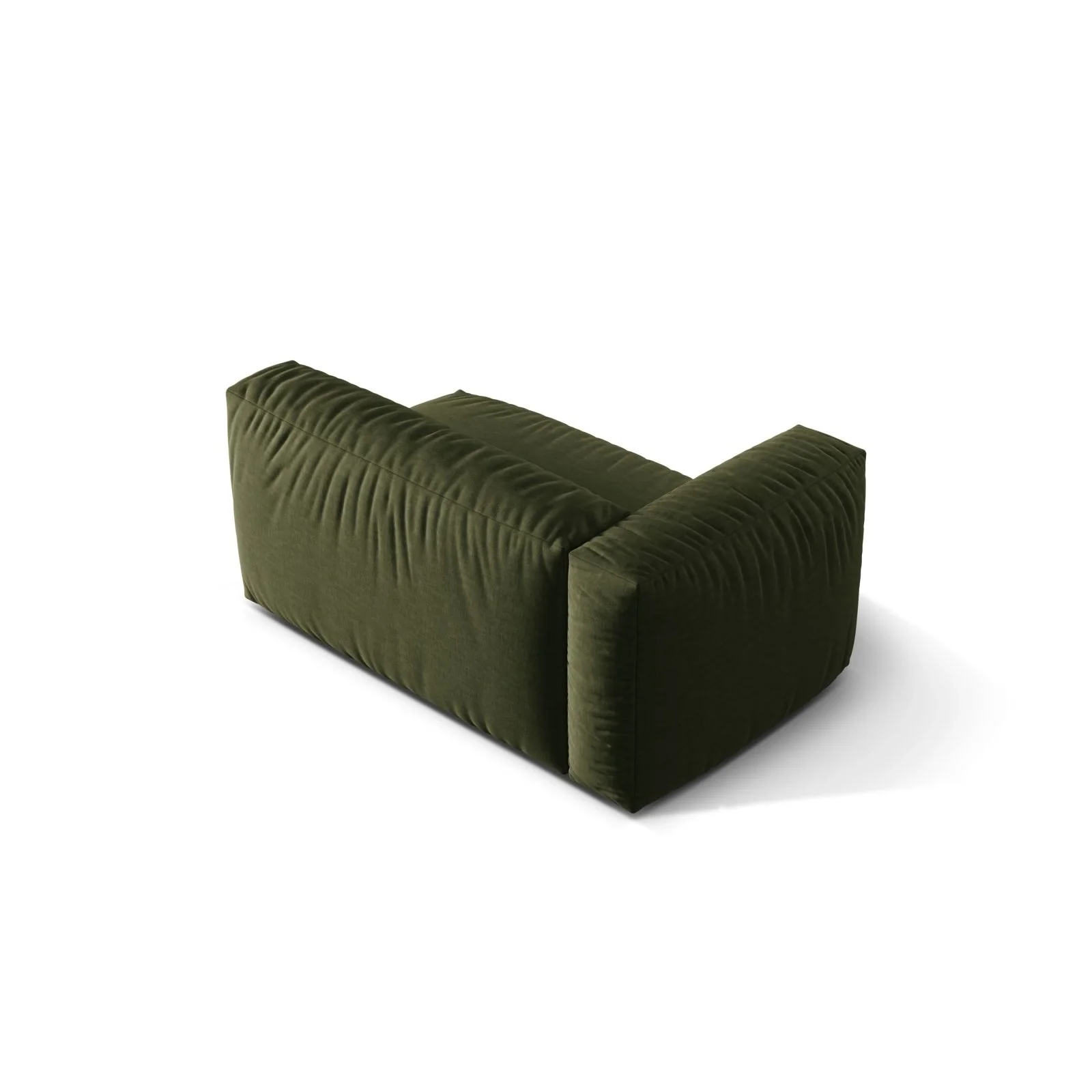 Martina Modulares Sofa Sitzelement, Linke Seite, Sitztiefe 76 cm, aus Samt, Cord, Boucle oder Strukturstoff, 160x106 cm - Image 70