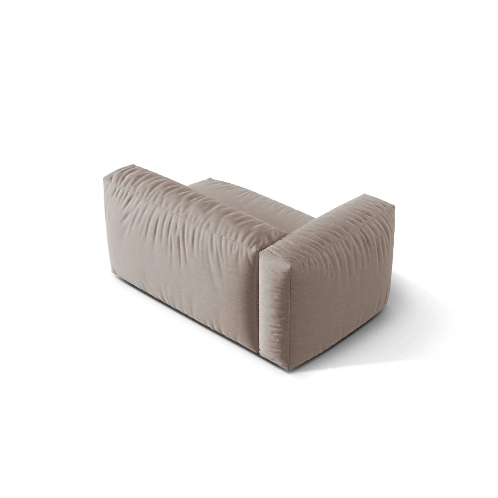 Martina Modulares Sofa Sitzelement, Linke Seite, Sitztiefe 76 cm, aus Samt, Cord, Boucle oder Strukturstoff, 160x106 cm - Image 76
