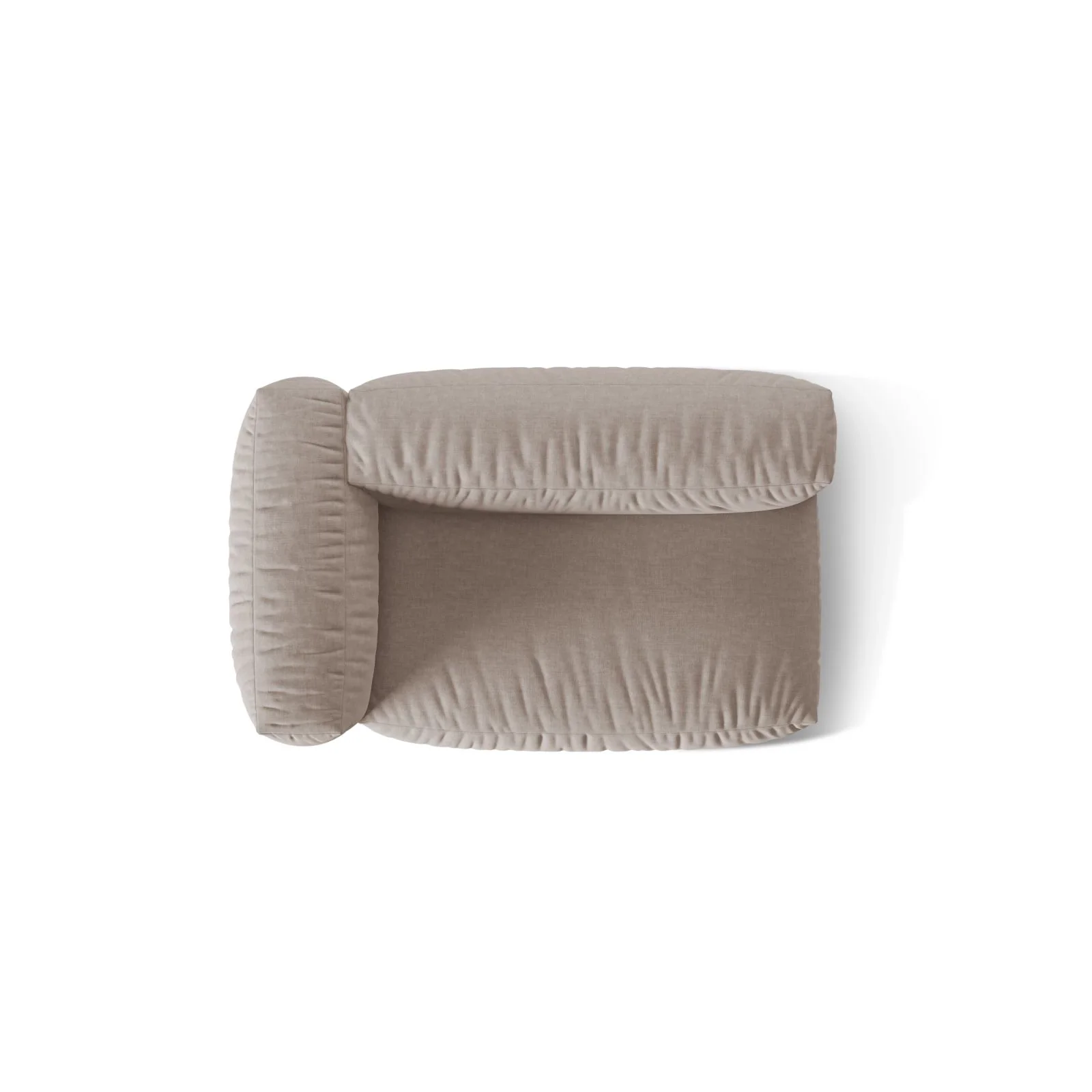 Martina Modulares Sofa Sitzelement, Linke Seite, Sitztiefe 76 cm, aus Samt, Cord, Boucle oder Strukturstoff, 160x106 cm - Image 77