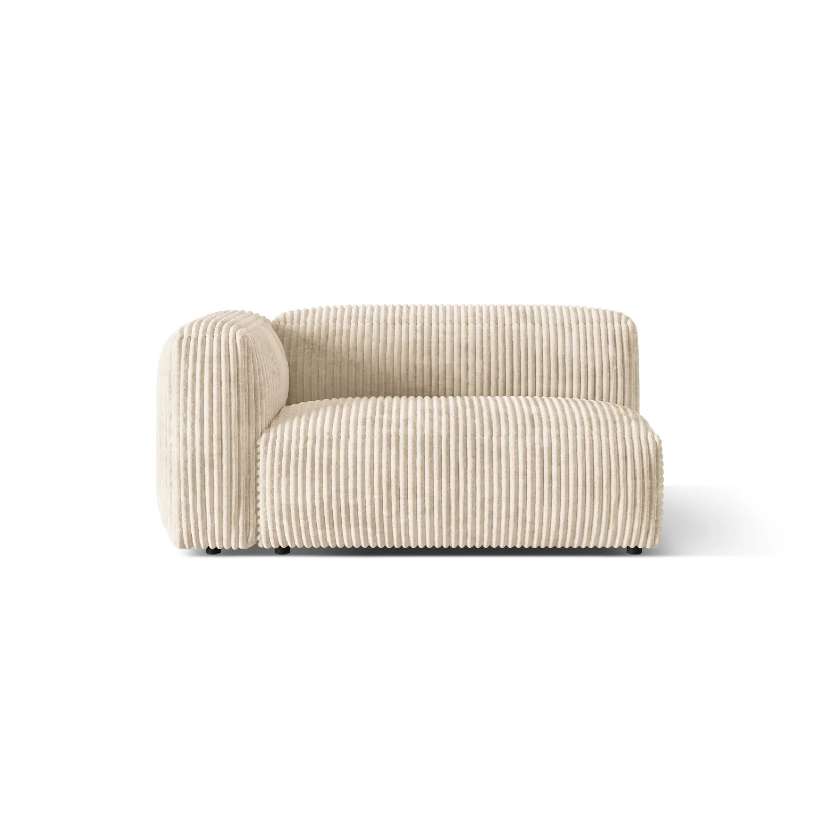 Martina Modulares Sofa Sitzelement, Linke Seite, Sitztiefe 76 cm, aus Samt, Cord, Boucle oder Strukturstoff, 160x106 cm - Image 79