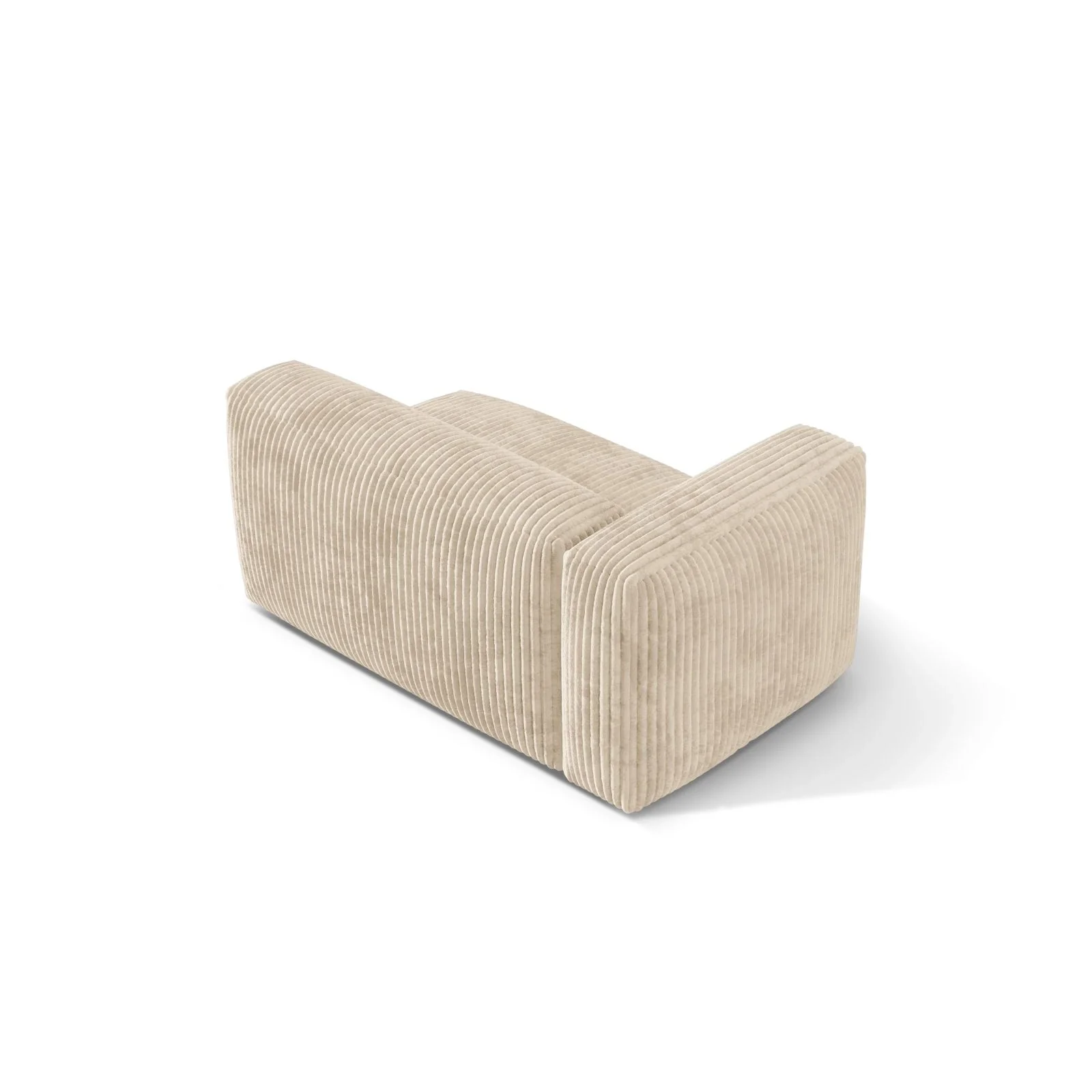 Martina Modulares Sofa Sitzelement, Linke Seite, Sitztiefe 76 cm, aus Samt, Cord, Boucle oder Strukturstoff, 160x106 cm - Image 82