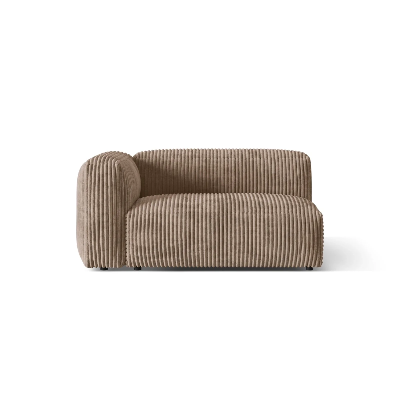 Martina Modulares Sofa Sitzelement, Linke Seite, Sitztiefe 76 cm, aus Samt, Cord, Boucle oder Strukturstoff, 160x106 cm - Image 85