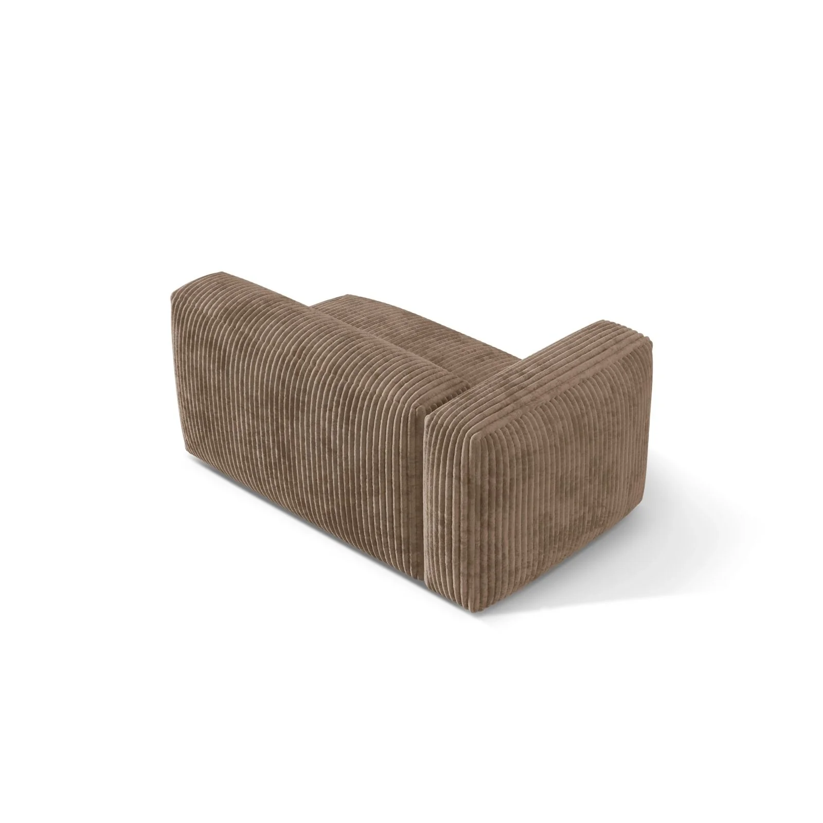Martina Modulares Sofa Sitzelement, Linke Seite, Sitztiefe 76 cm, aus Samt, Cord, Boucle oder Strukturstoff, 160x106 cm - Image 88