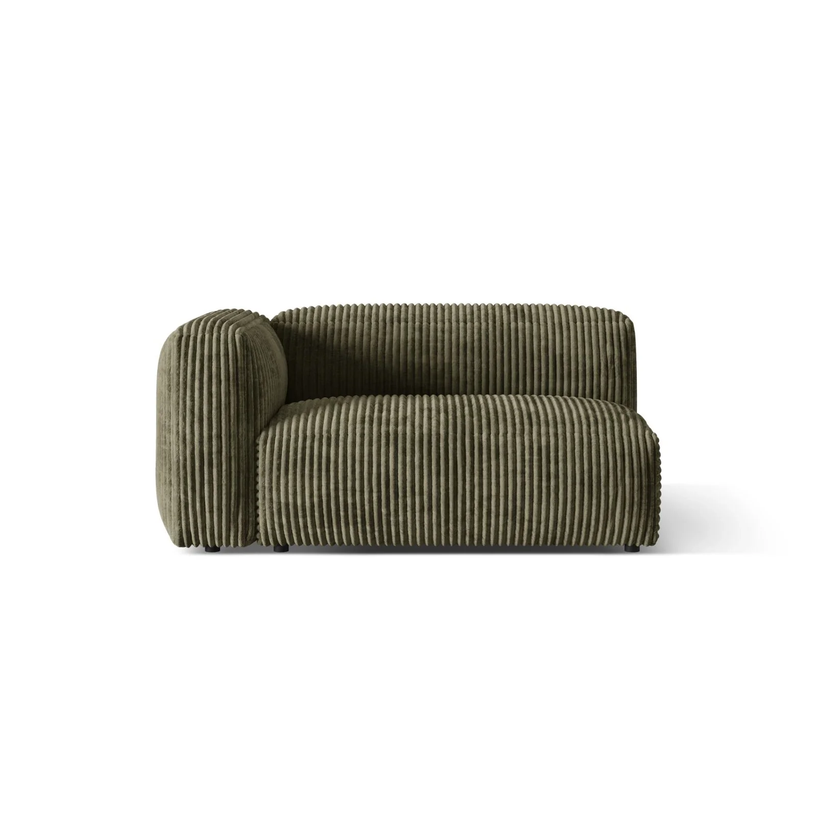 Martina Modulares Sofa Sitzelement, Linke Seite, Sitztiefe 76 cm, aus Samt, Cord, Boucle oder Strukturstoff, 160x106 cm - Image 91