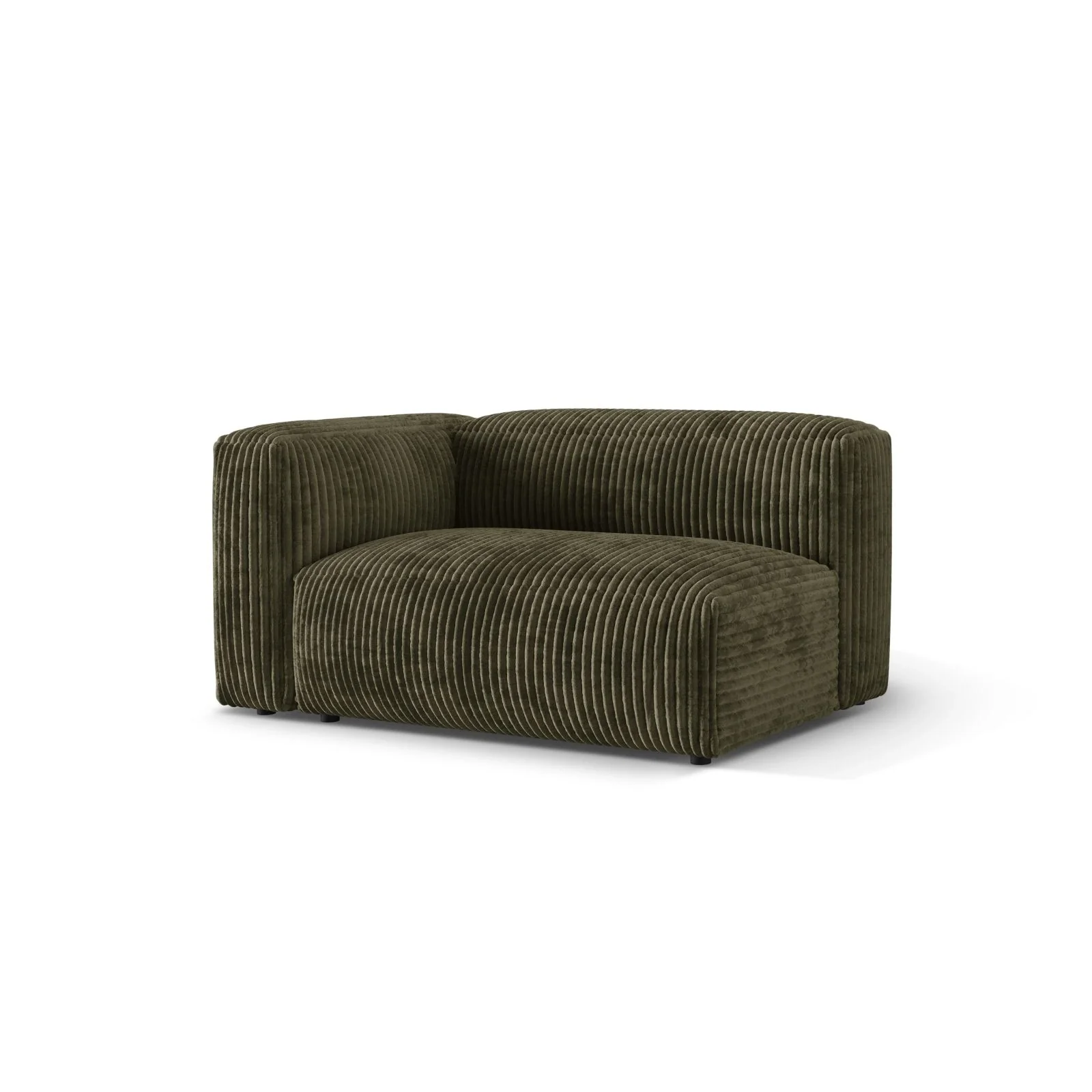 Martina Modulares Sofa Sitzelement, Linke Seite, Sitztiefe 76 cm, aus Samt, Cord, Boucle oder Strukturstoff, 160x106 cm - Image 93
