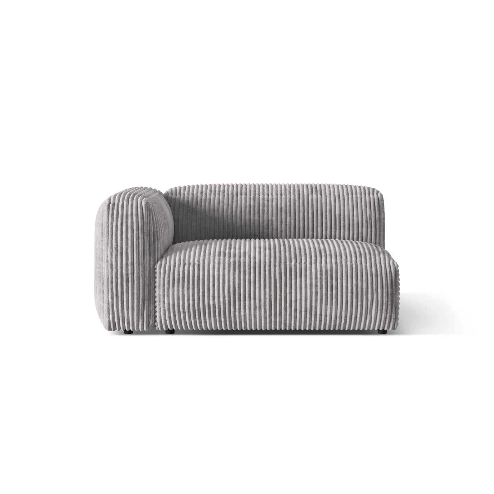 Martina Modulares Sofa Sitzelement, Linke Seite, Sitztiefe 76 cm, aus Samt, Cord, Boucle oder Strukturstoff, 160x106 cm - Image 97