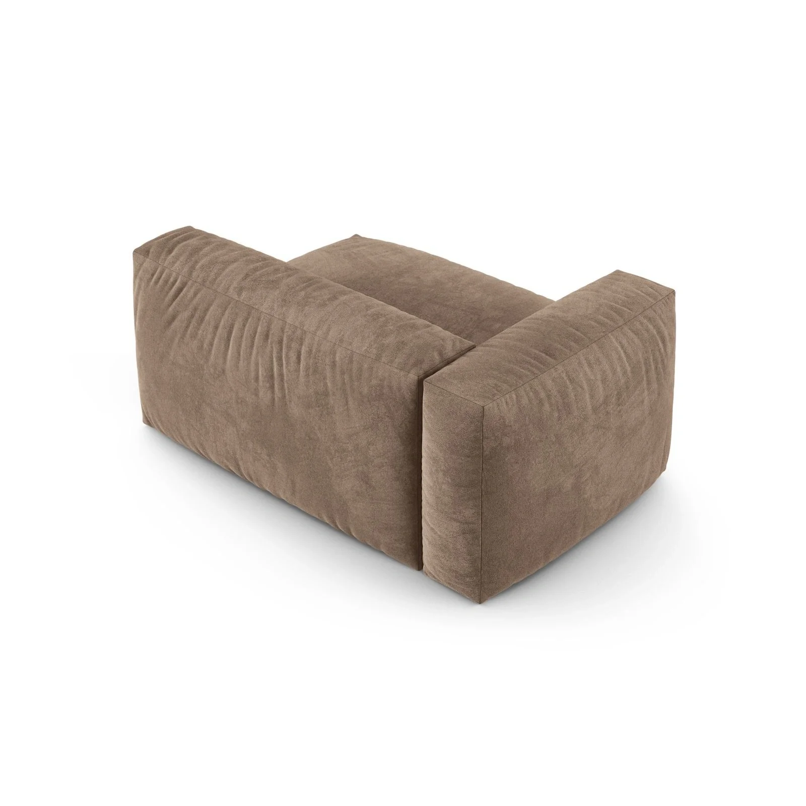 Martina Modulares Sofa Sitzelement, Linke Seite, Sitztiefe 90 cm, aus Samt, Cord, Boucle oder Strukturstoff, 160x120 cm - Image 10