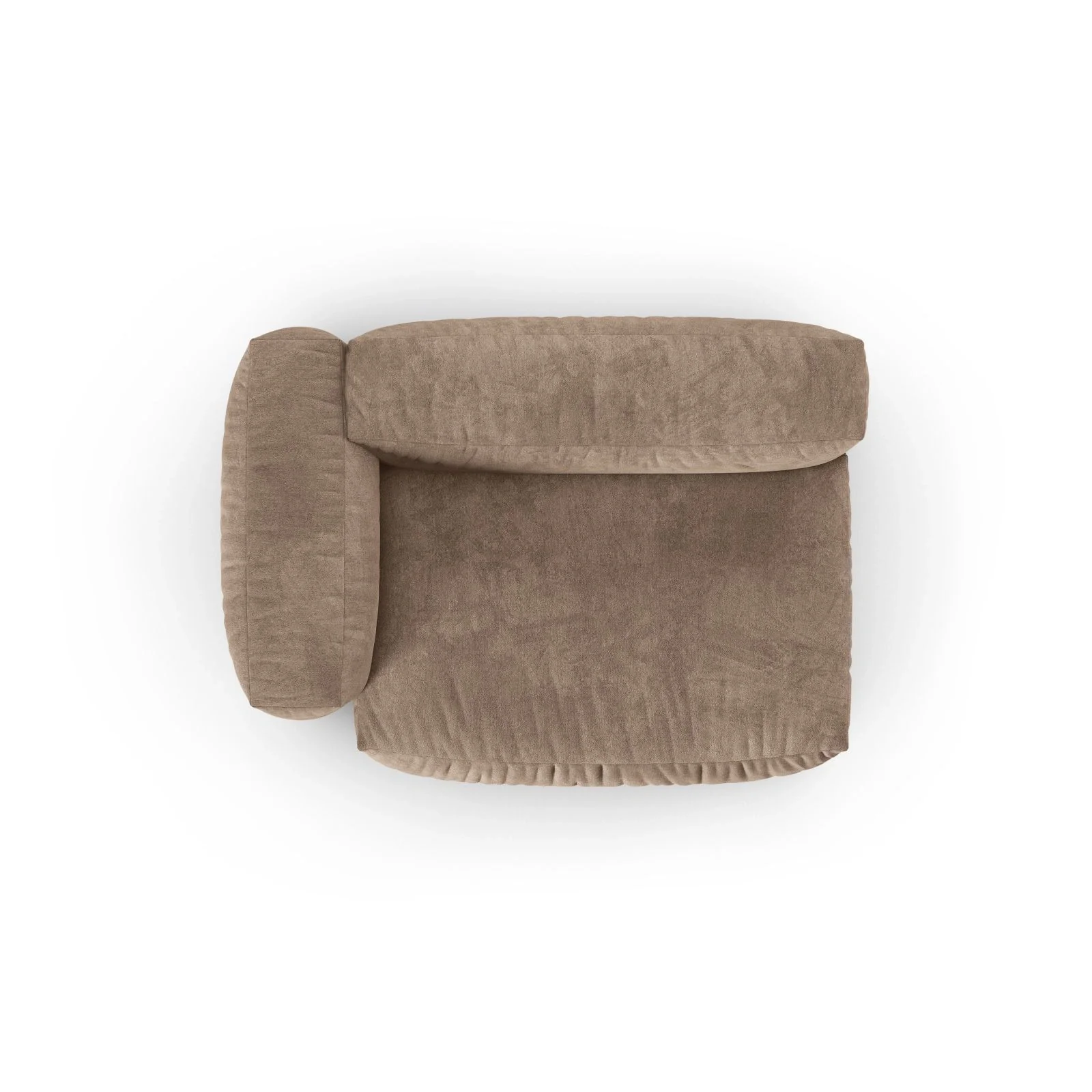 Martina Modulares Sofa Sitzelement, Linke Seite, Sitztiefe 90 cm, aus Samt, Cord, Boucle oder Strukturstoff, 160x120 cm - Image 11