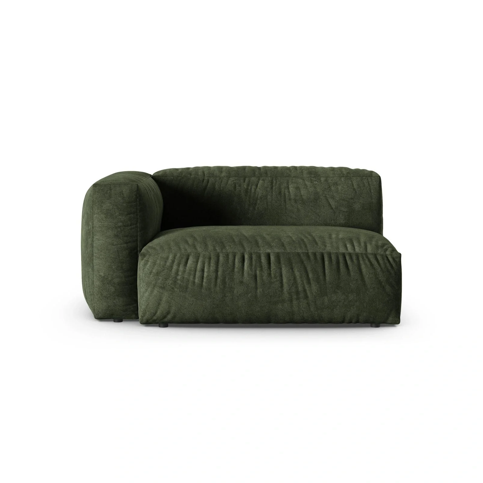 Martina Modulares Sofa Sitzelement, Linke Seite, Sitztiefe 90 cm, aus Samt, Cord, Boucle oder Strukturstoff, 160x120 cm - Image 13