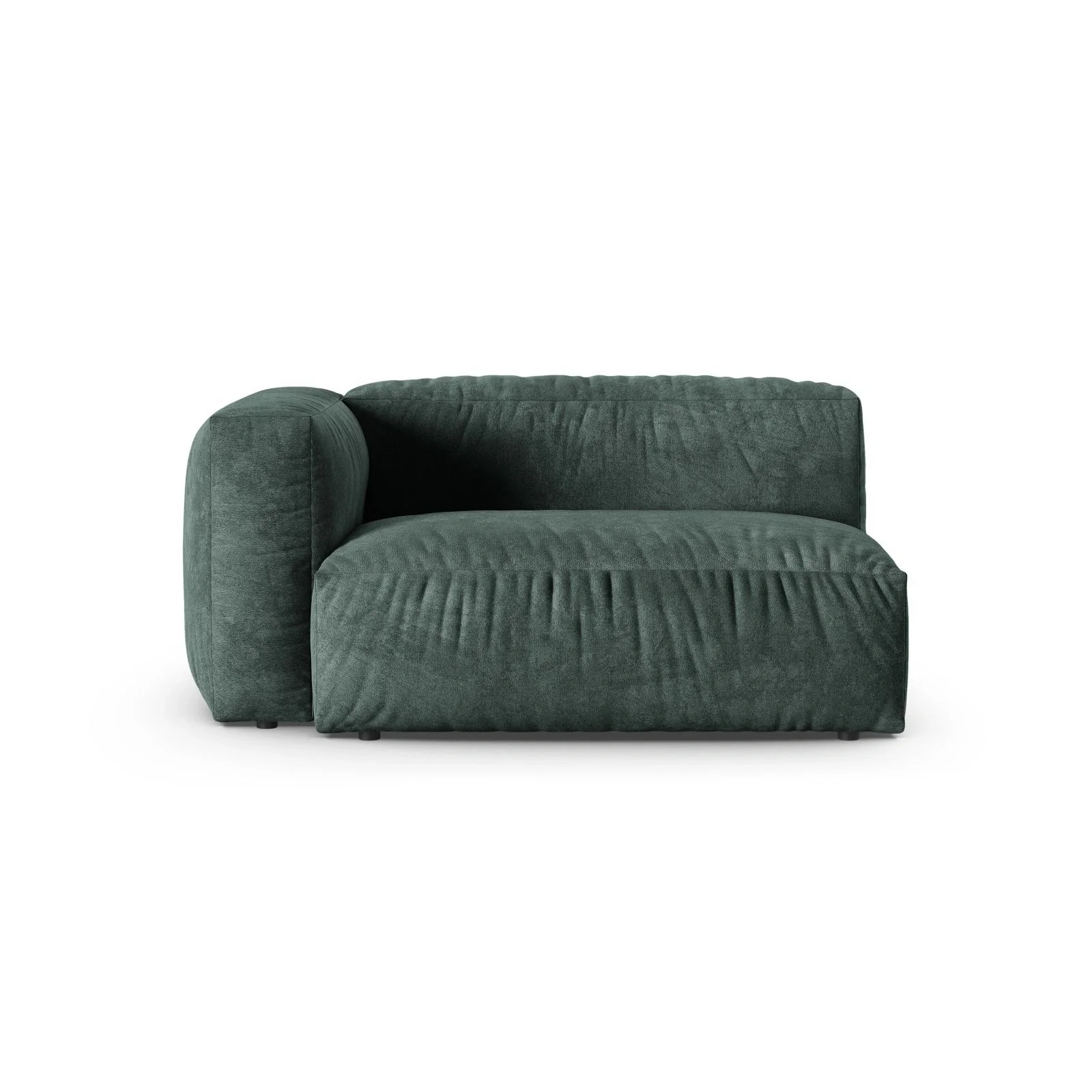 Martina Modulares Sofa Sitzelement, Linke Seite, Sitztiefe 90 cm, aus Samt, Cord, Boucle oder Strukturstoff, 160x120 cm - Image 19