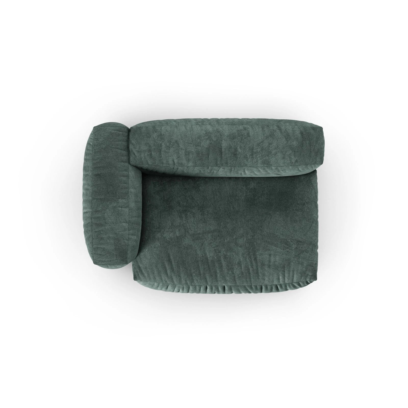 Martina Modulares Sofa Sitzelement, Linke Seite, Sitztiefe 90 cm, aus Samt, Cord, Boucle oder Strukturstoff, 160x120 cm - Image 23