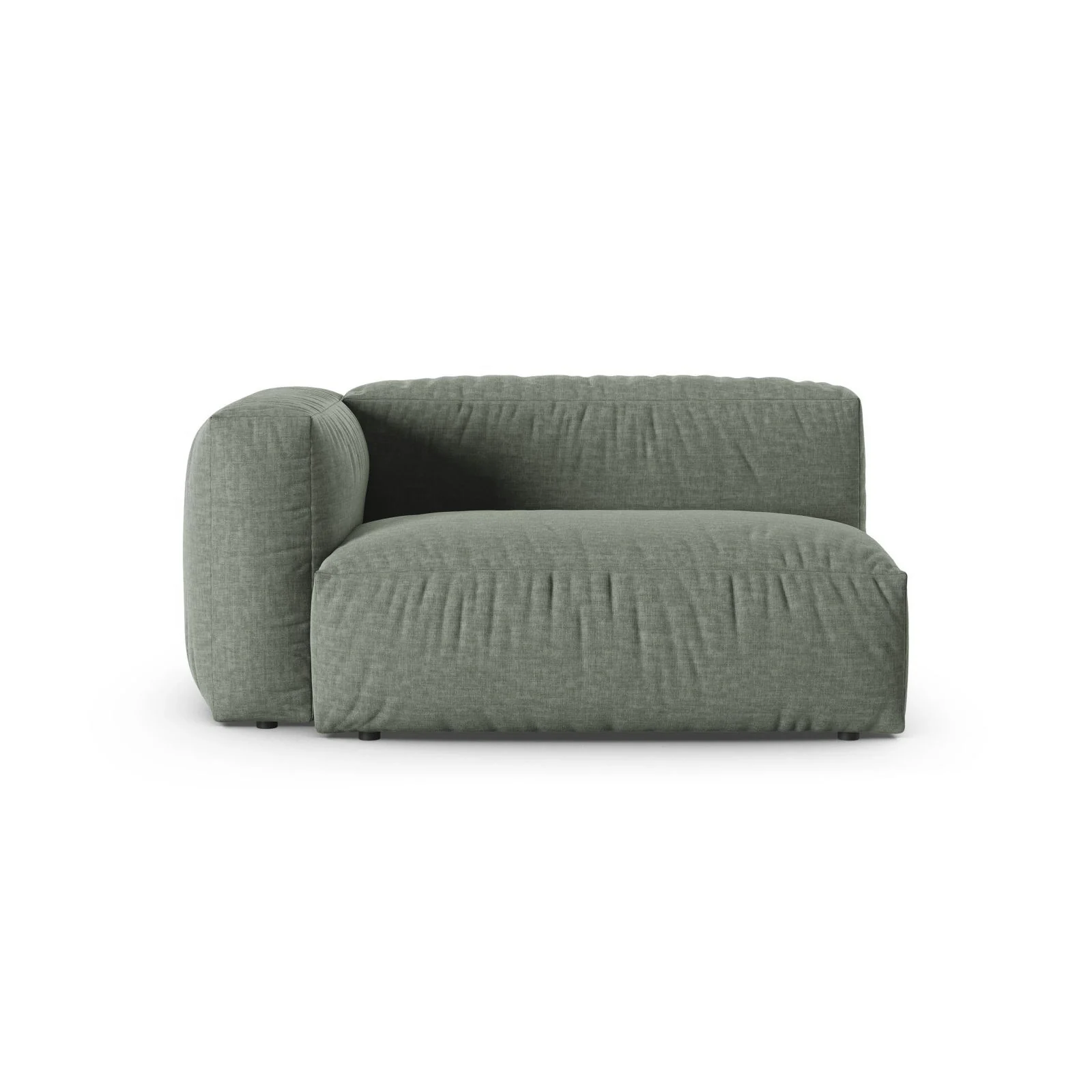 Martina Modulares Sofa Sitzelement, Linke Seite, Sitztiefe 90 cm, aus Samt, Cord, Boucle oder Strukturstoff, 160x120 cm - Image 43