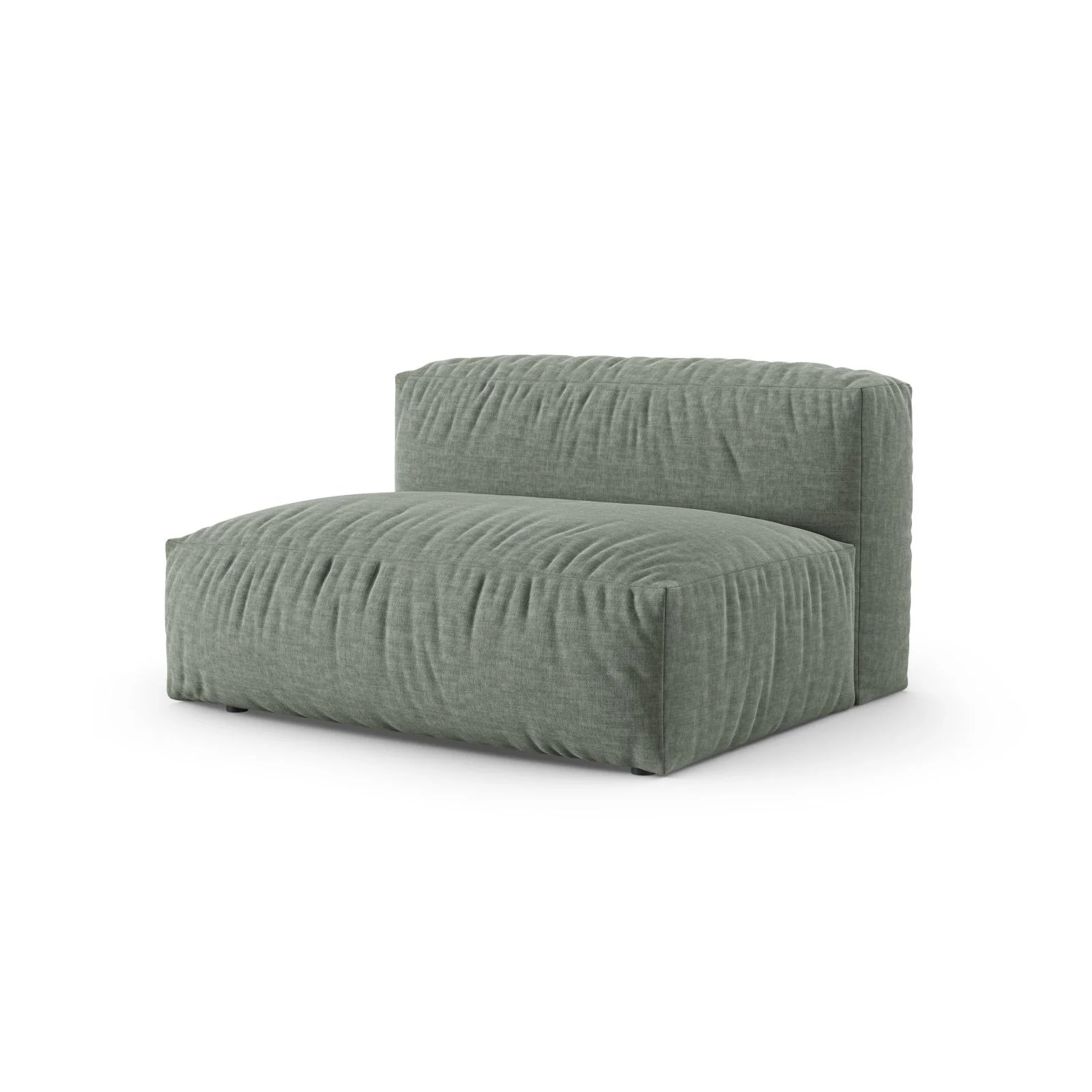 Martina Modulares Sofa Sitzelement, Linke Seite, Sitztiefe 90 cm, aus Samt, Cord, Boucle oder Strukturstoff, 160x120 cm - Image 45